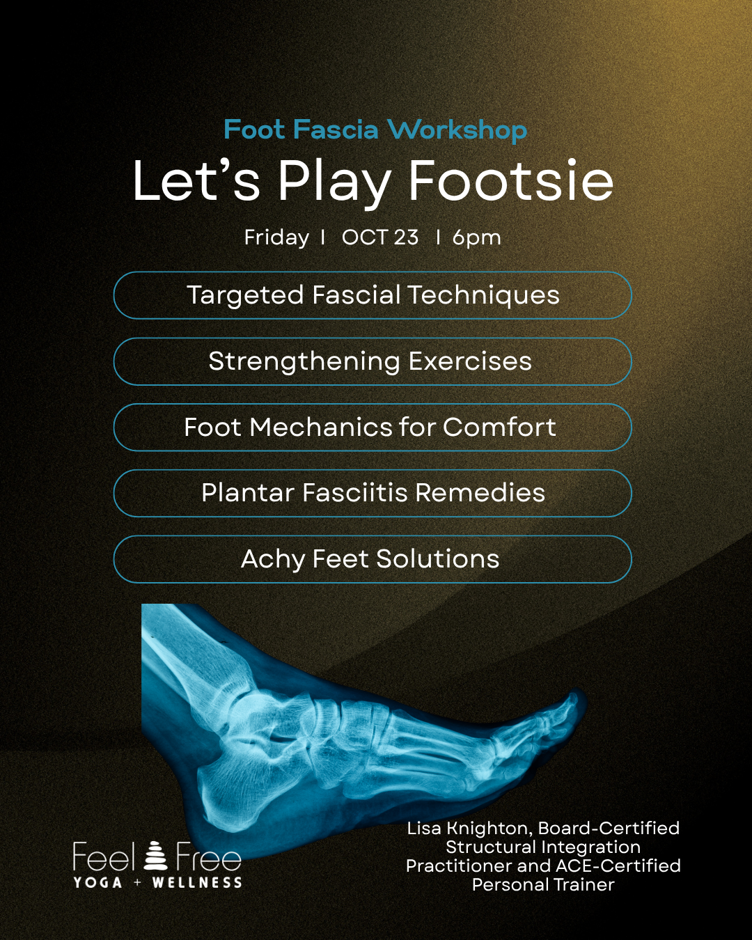 FOOT FASCIA WORKSHOP