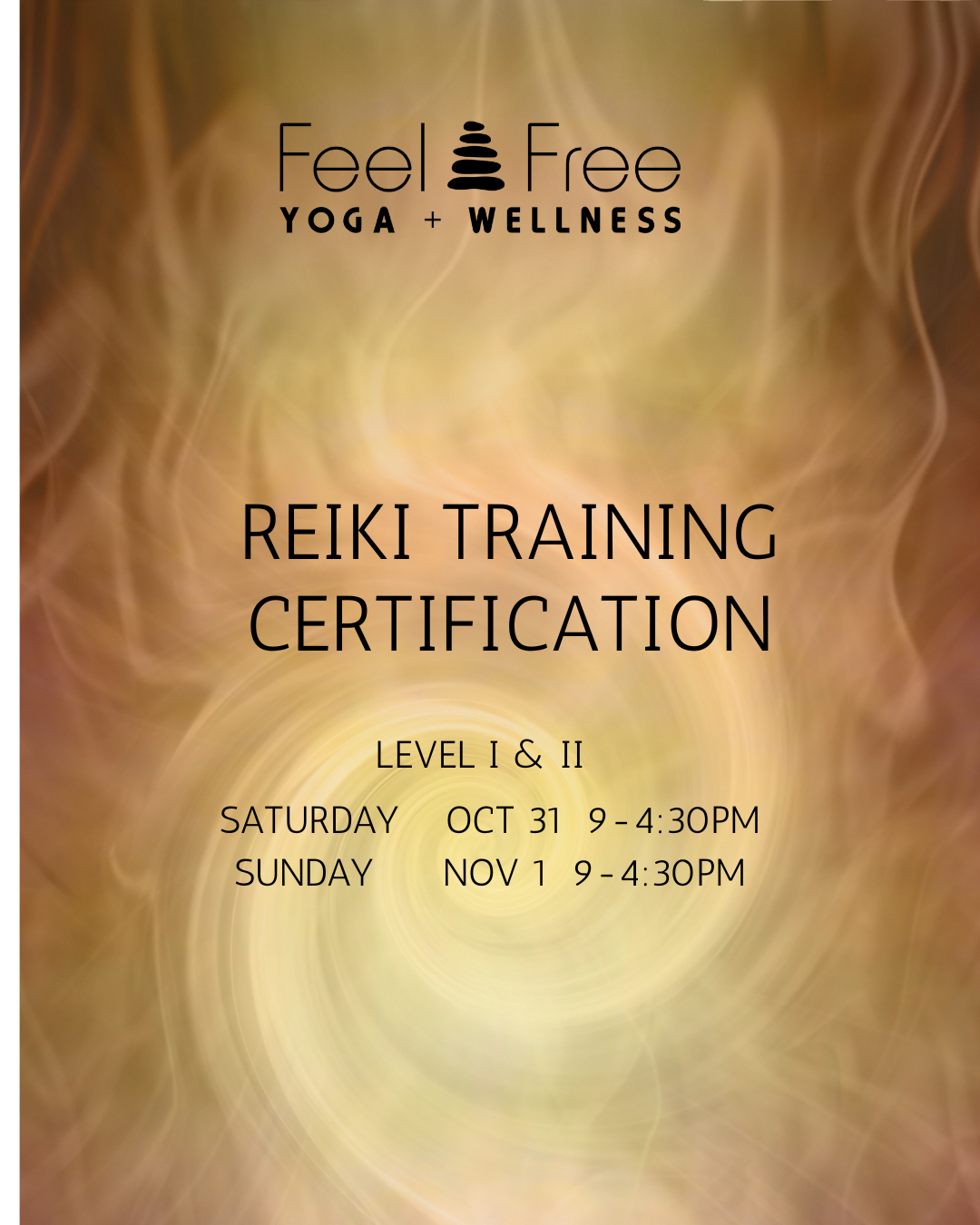 REIKI CERTIFICATION   LEVEL I AND II