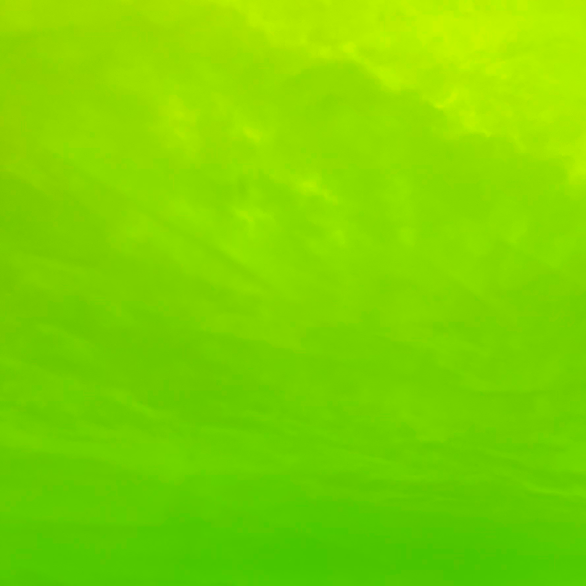 Close-up of chartreuse colored glass