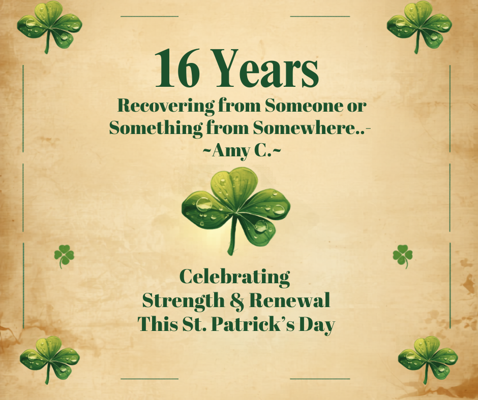 Sweet 16 in Recovery: Learning to Drive My Life Again