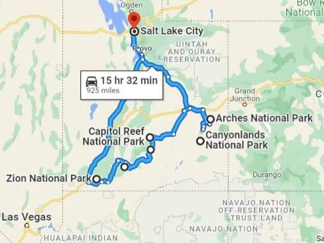 Distance From Salt Lake City Airport To Park City Utah www.roadtriplocals.com