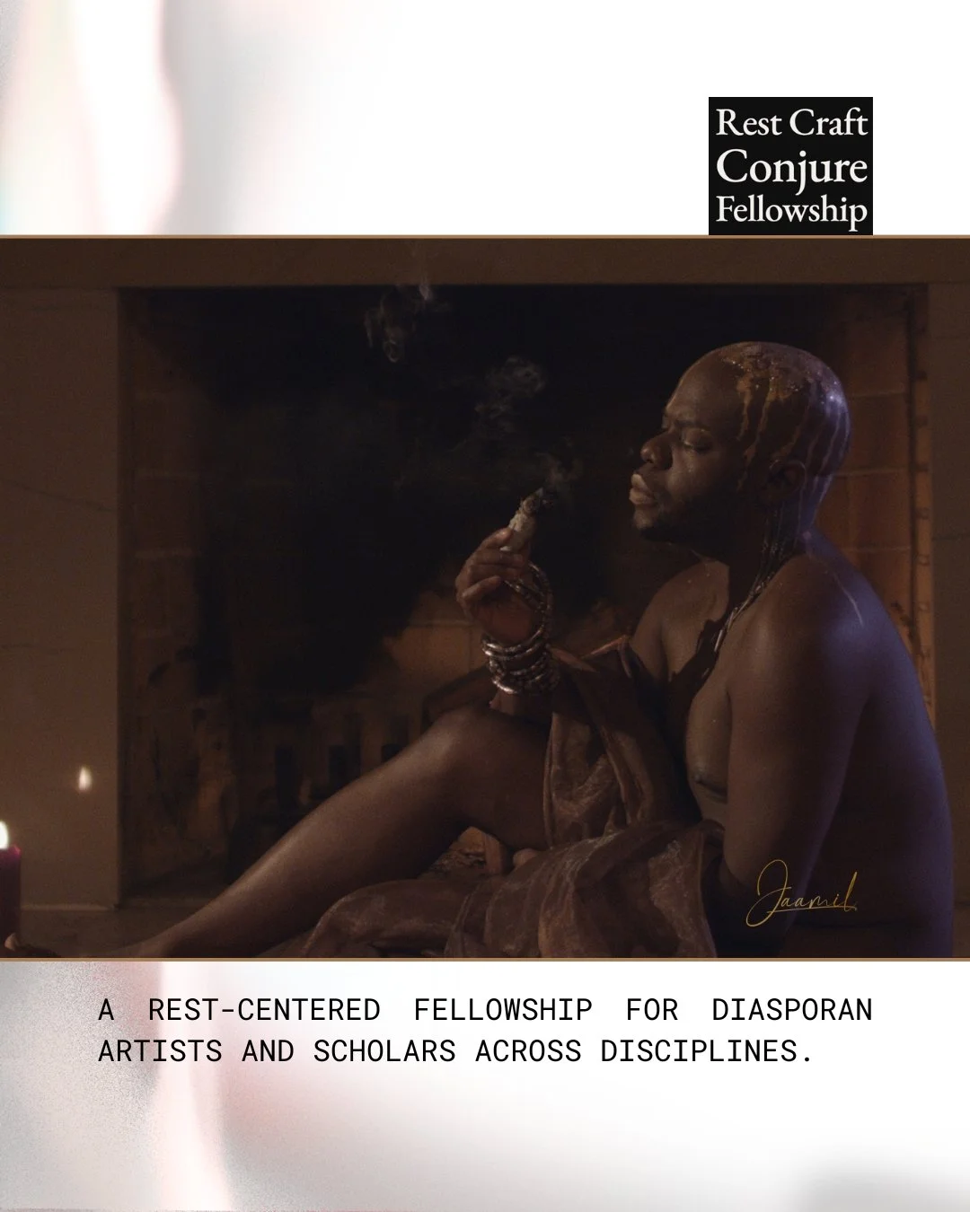 Community Rest Alert

I'm excited to share the inaugural Rest Craft Conjure Fellowship, an invitation to tend to your practice with deepened attention and ease.

Open to U.S. citizens practicing anywhere in the world across the African and global maj