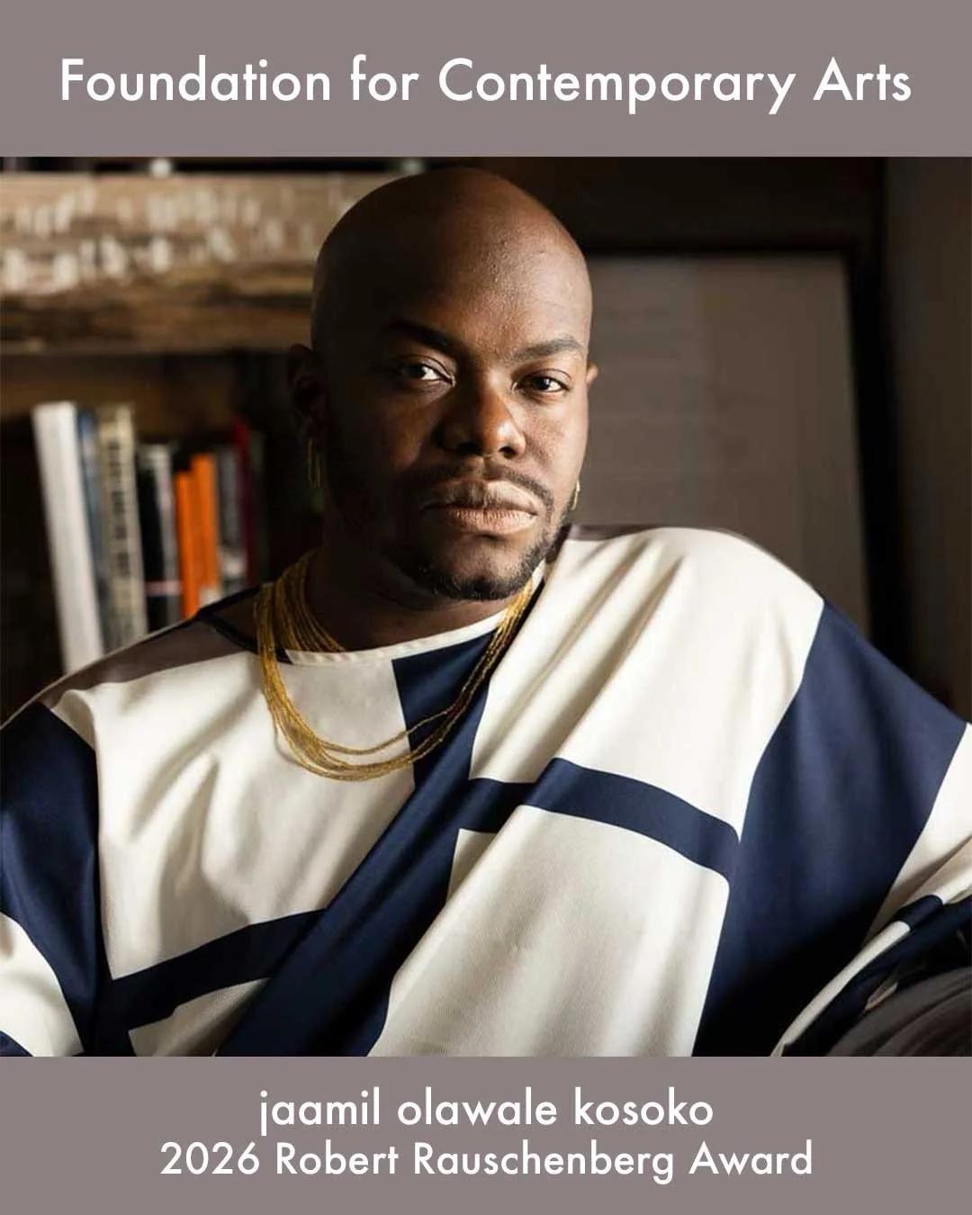 Receiving the Robert Rauschenberg Award from 
@foundationforcontemporaryarts means more than I can articulate. It feels like someone placing a steady hand on my back and saying, keep going. It feels like recognition not only of what I have produced, 