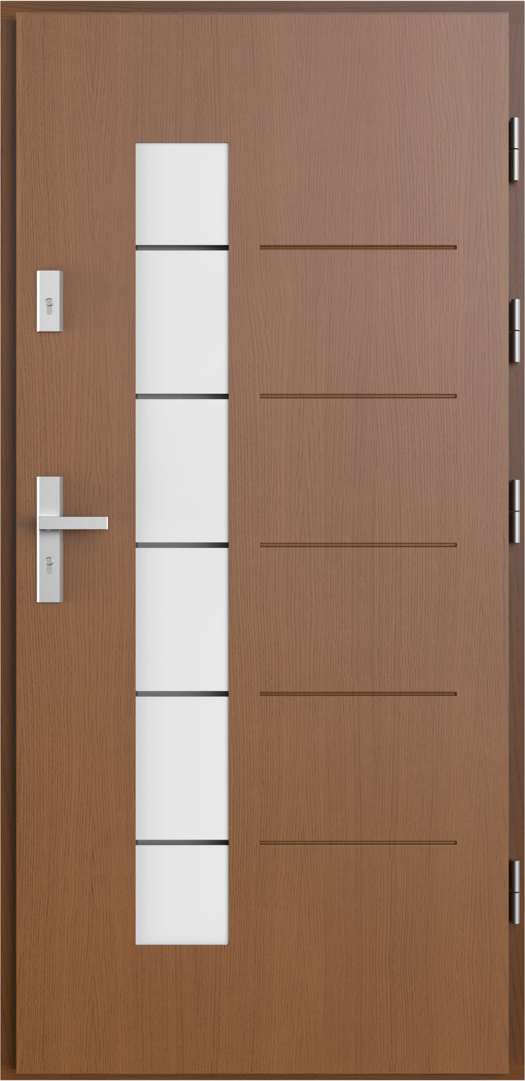 Timber front door model IMPACT