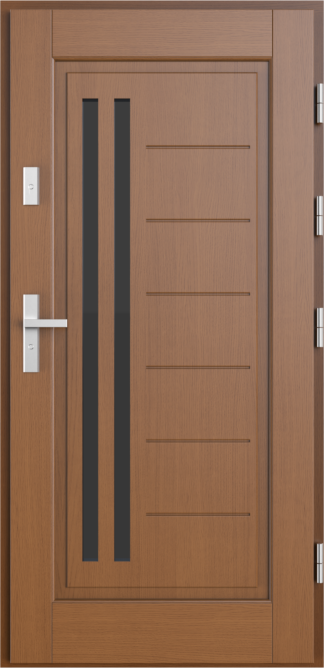 Bespoke timber front door model lantra