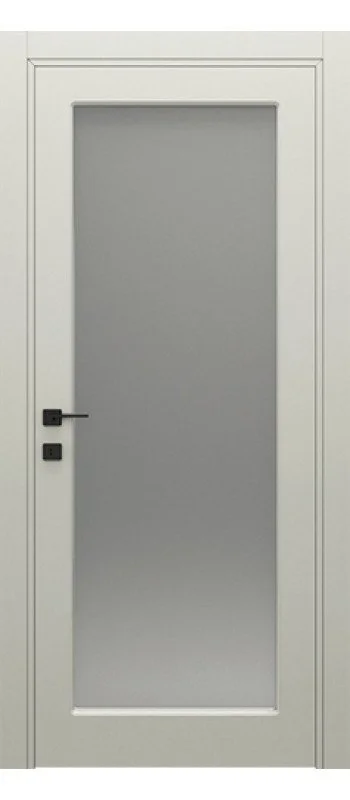 Glass door - internal door with matt glass model c07.