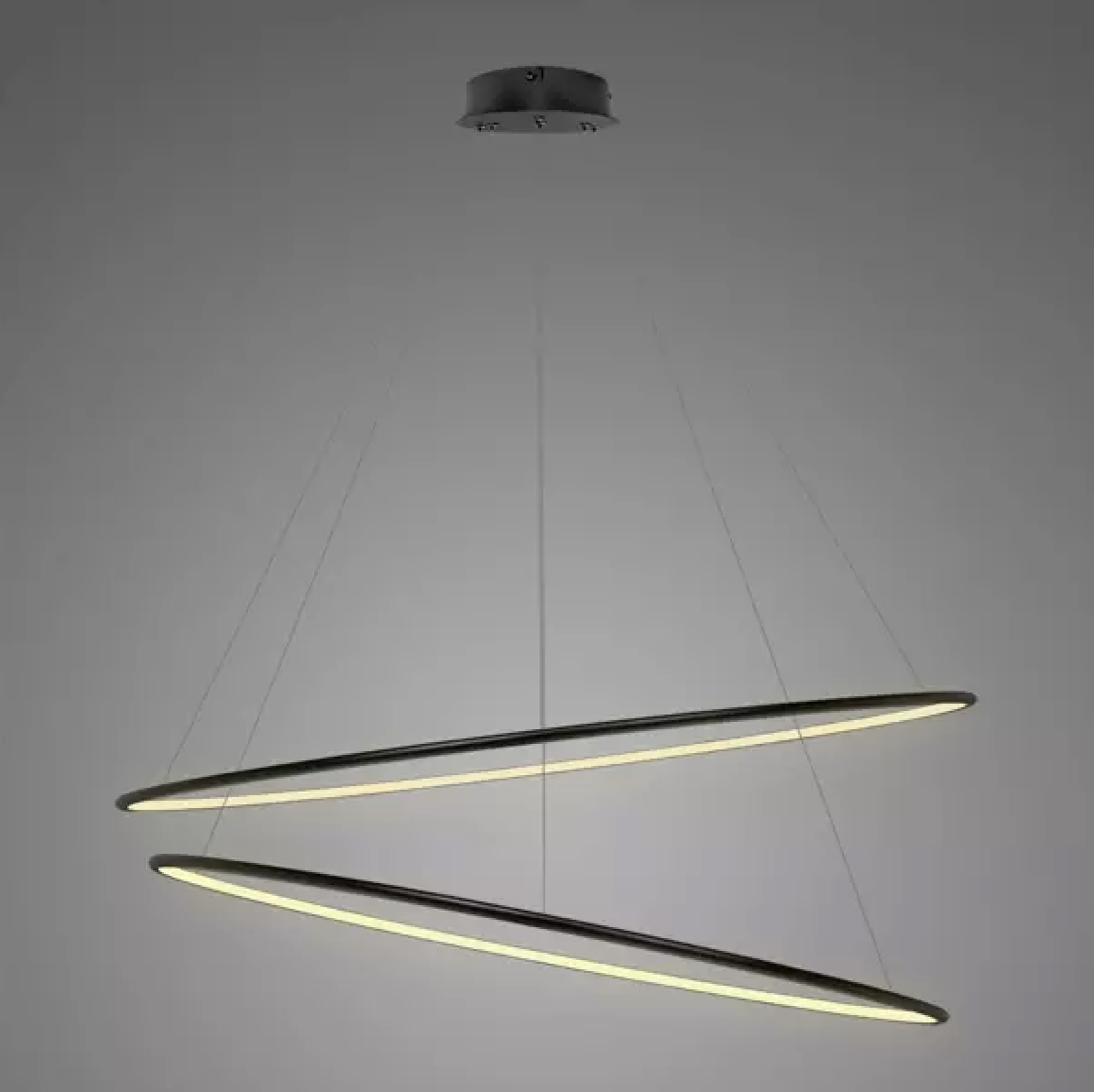 Led black round lights - modern light model 9 uniqoncept style.