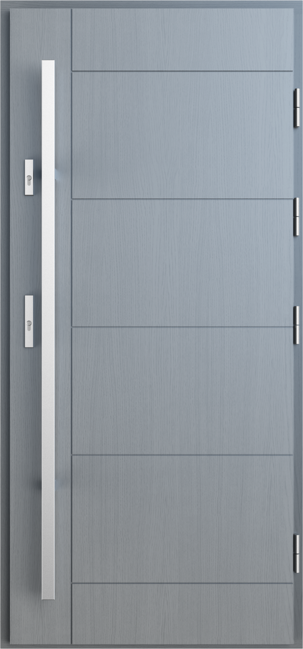 Modern entrance door model ergo, bespoke front doors.