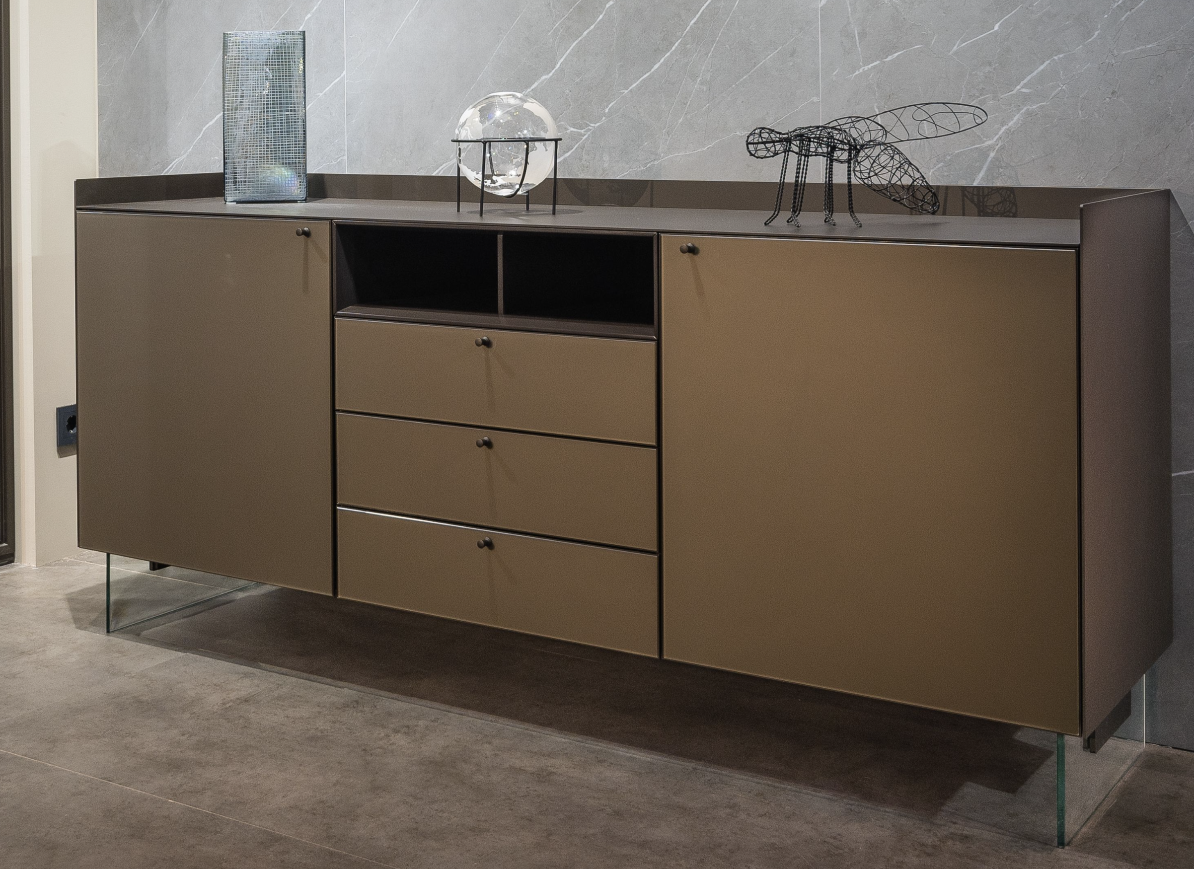 A bespoke hallway cupboard for accessories to keep you items in same - luxury home design products by uniqoncept.