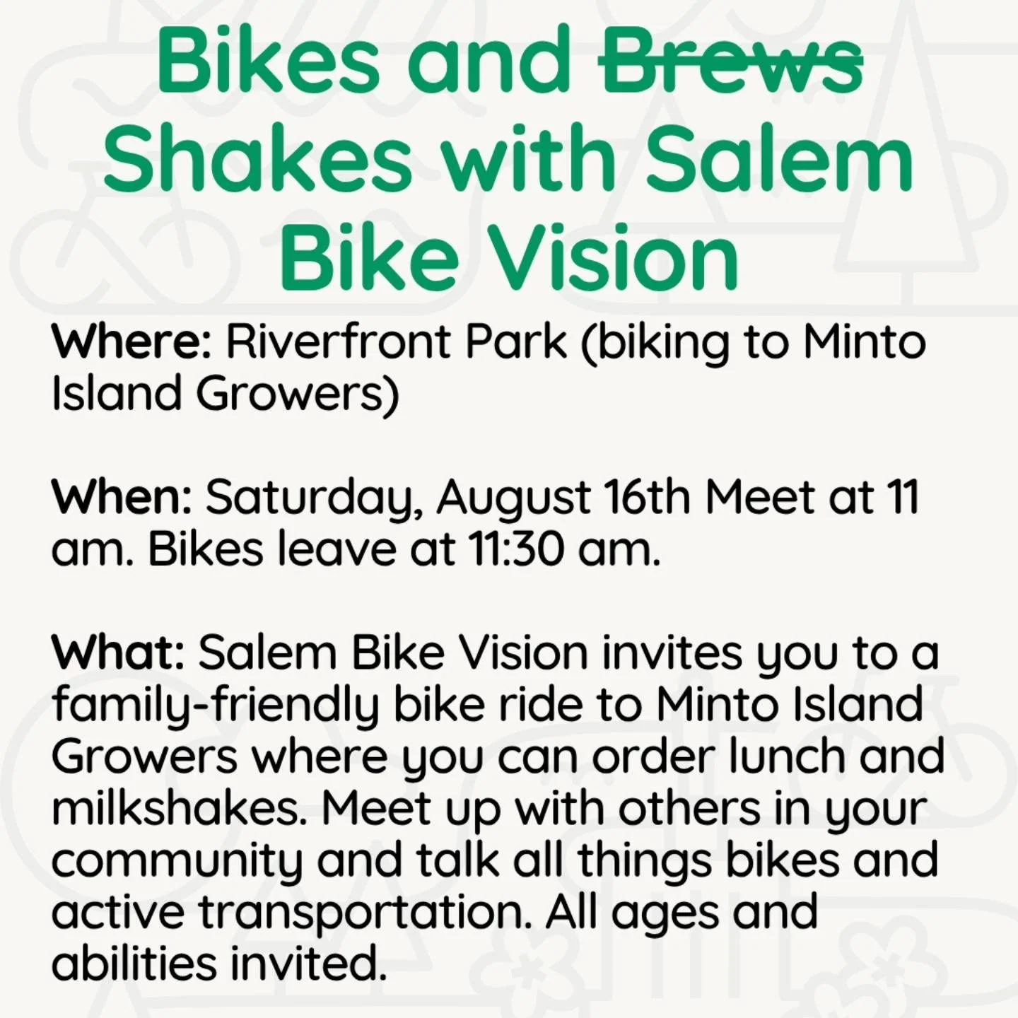 Bikes and Shakes (August 2025)