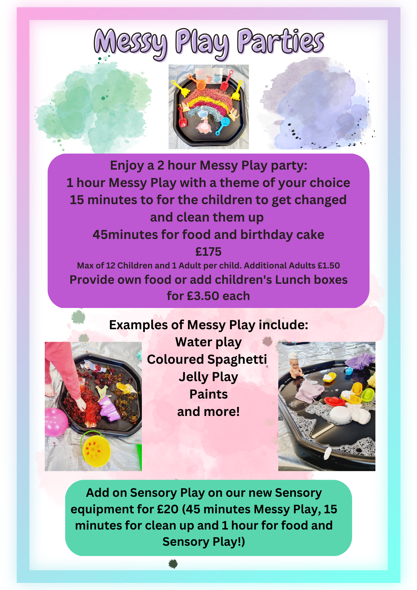 Parties — My Little World Role Play Centre