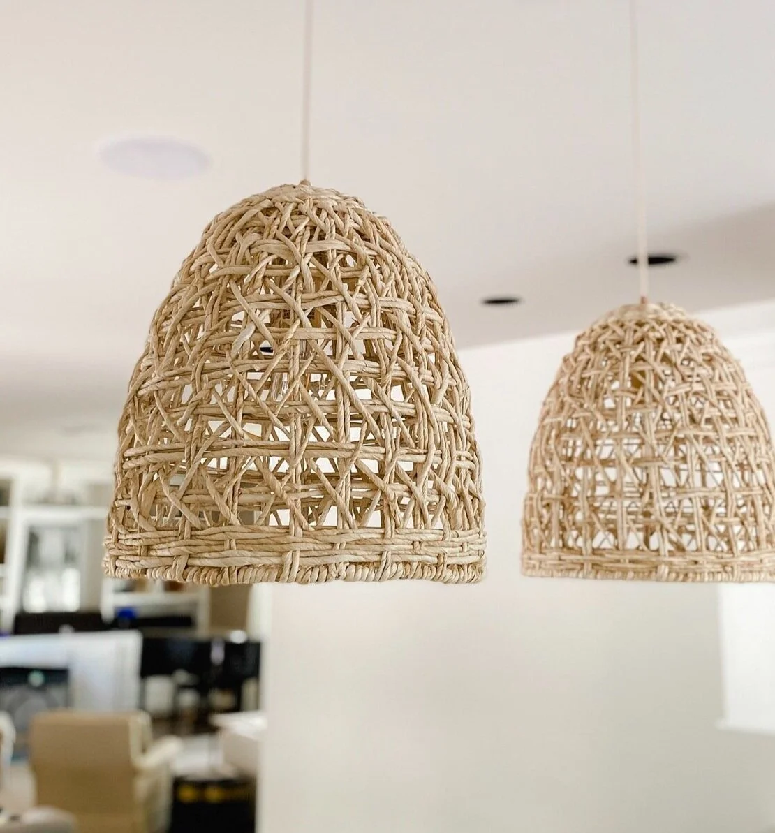 Seagrass Pendant Lights 