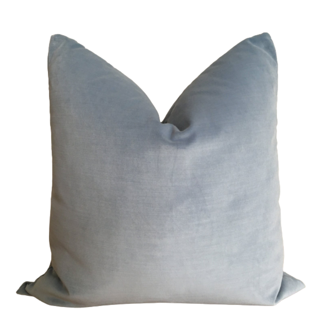 Etsy Blue Velvet Pillow