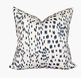 Amazon Blue and White Pillows