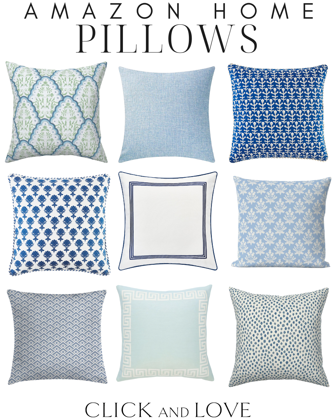 amazon home pillows