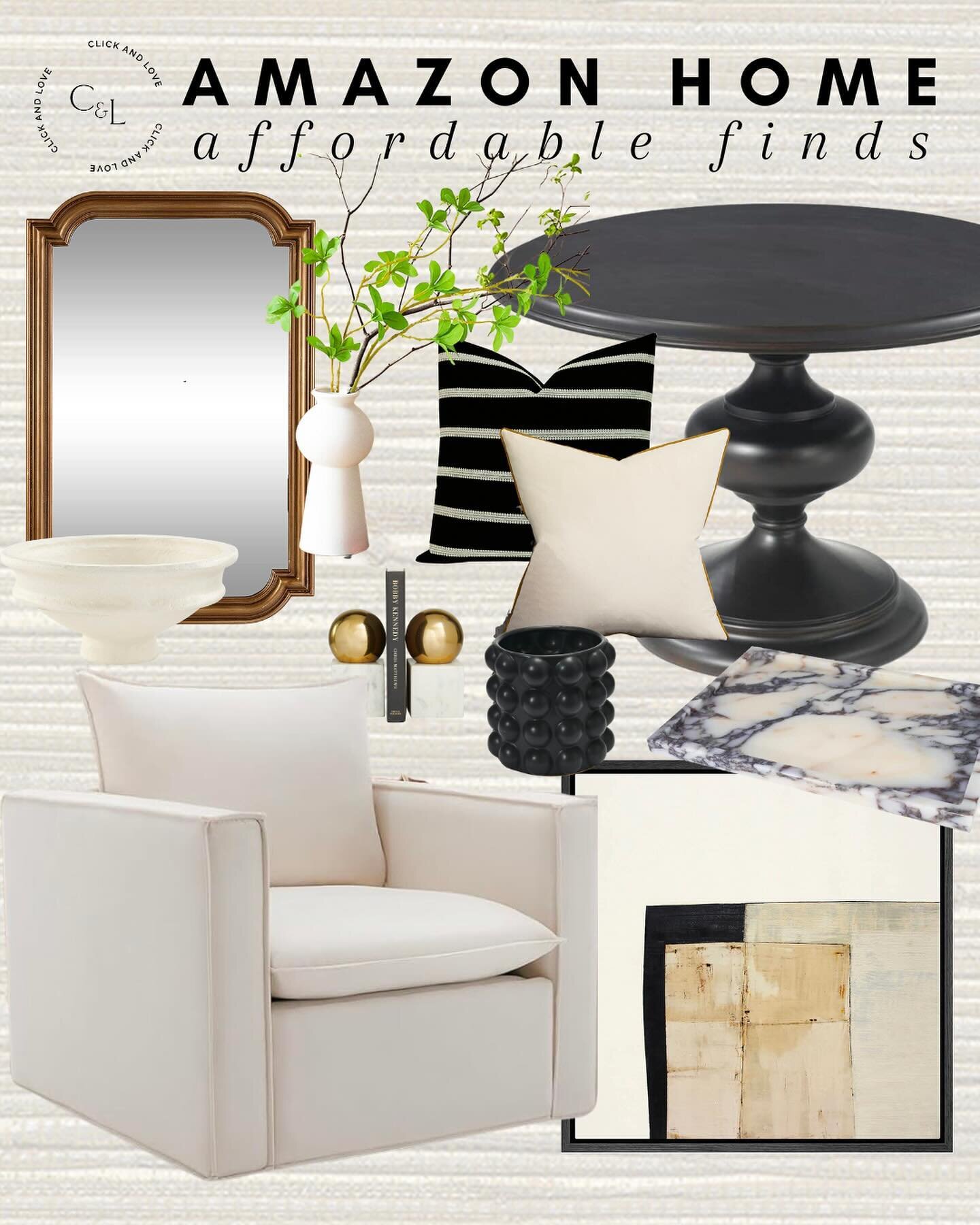 AMAZON Home Decor Finds! Comment SHOP and I&rsquo;ll DM you the link to these fabulous finds from Amazon! There are many great price points in this mix including some items on sale! Check out my other home decor finds on the storefront. You can comme