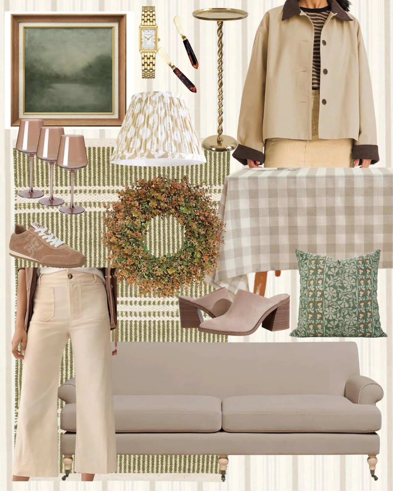 Home and fashion fresh finds all from Amazon! Comment &ldquo;SEND PLEASE&rdquo; and I&rsquo;ll DM you the link the shop this mood board of items that can transition to fall! So many great finds that I already added to cart. You can comment to shop or