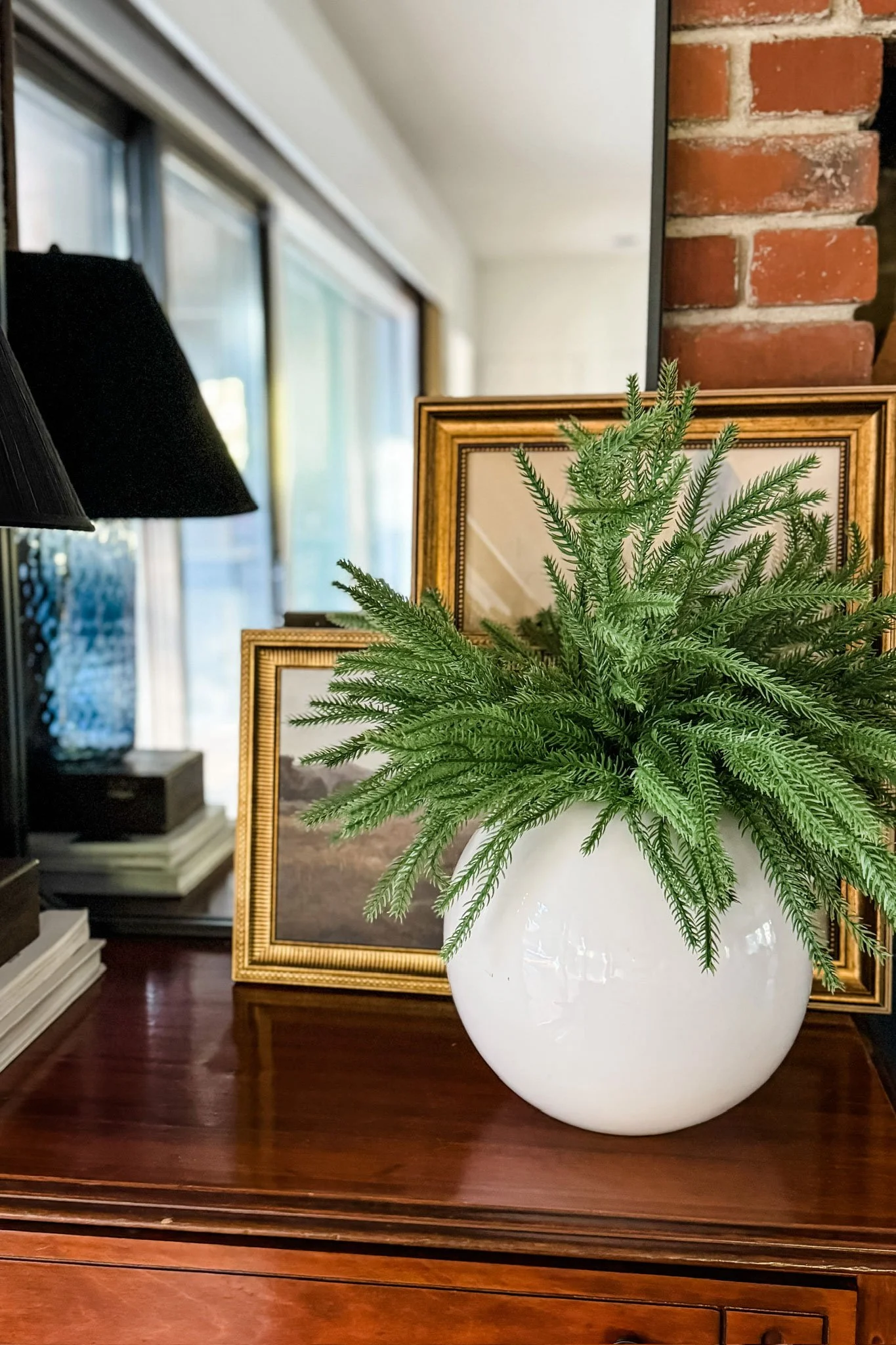 faux pine branches