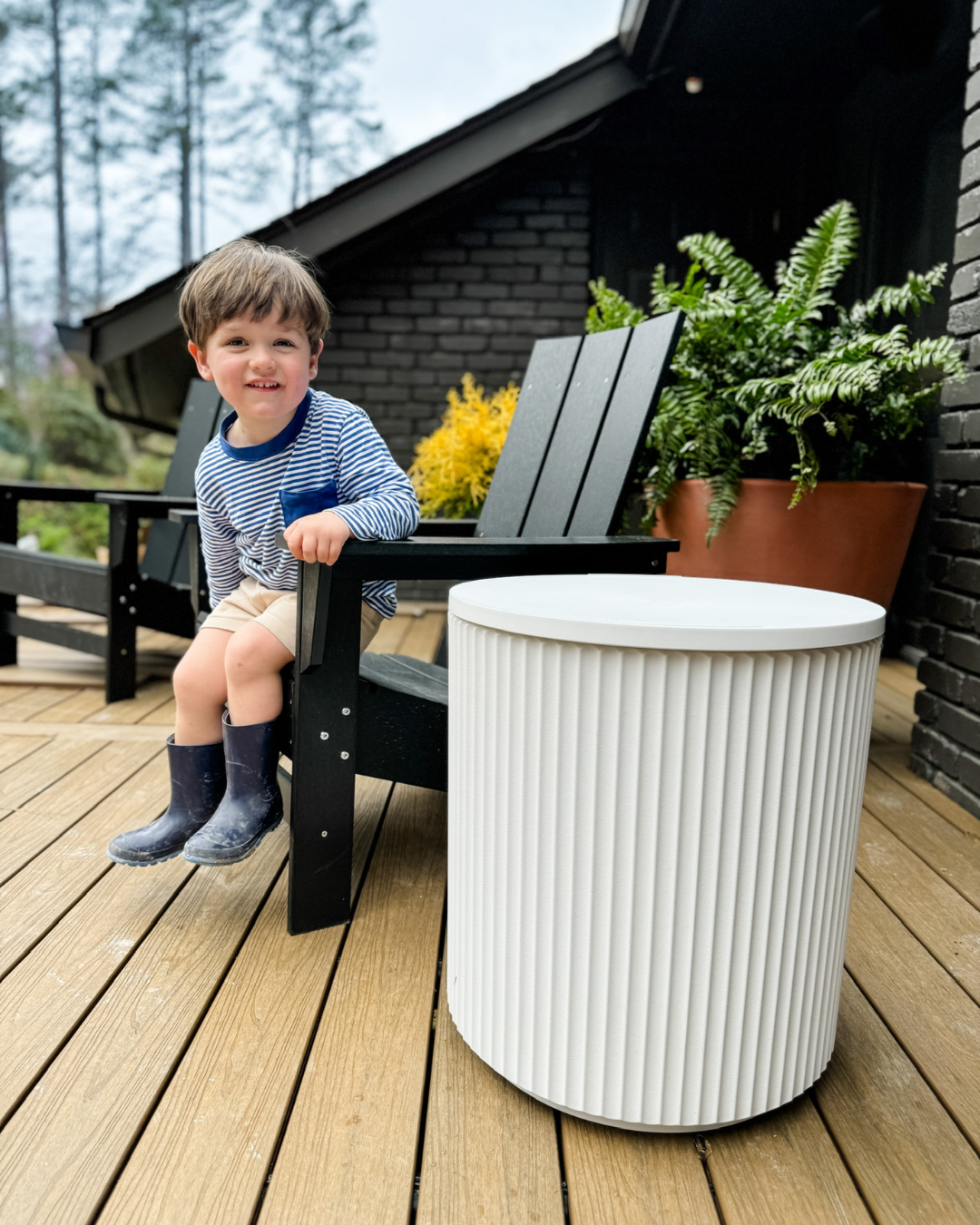 Outdoor Side Table/Cooler