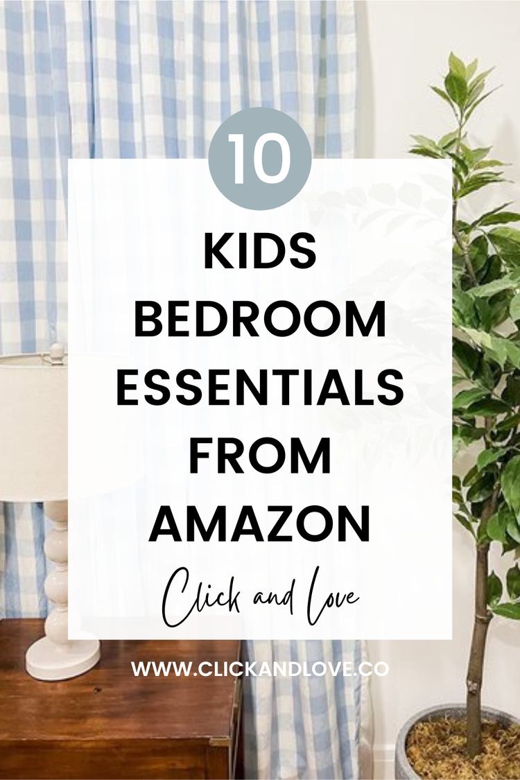 Kids Bedding & Bedroom Essentials from Amazon — CLICK AND LOVE
