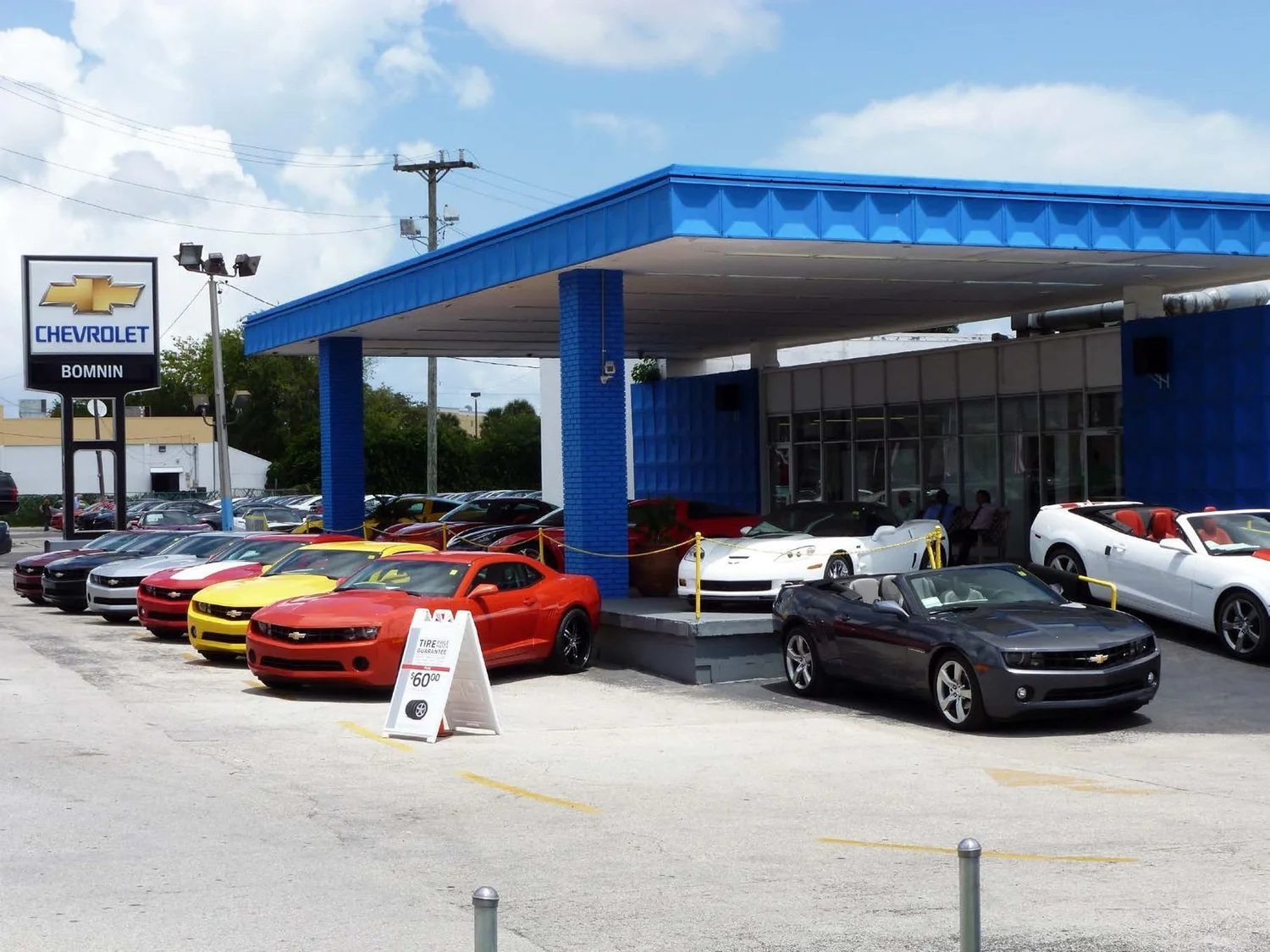 The first Bomnin Chevrolet dealership in Miami