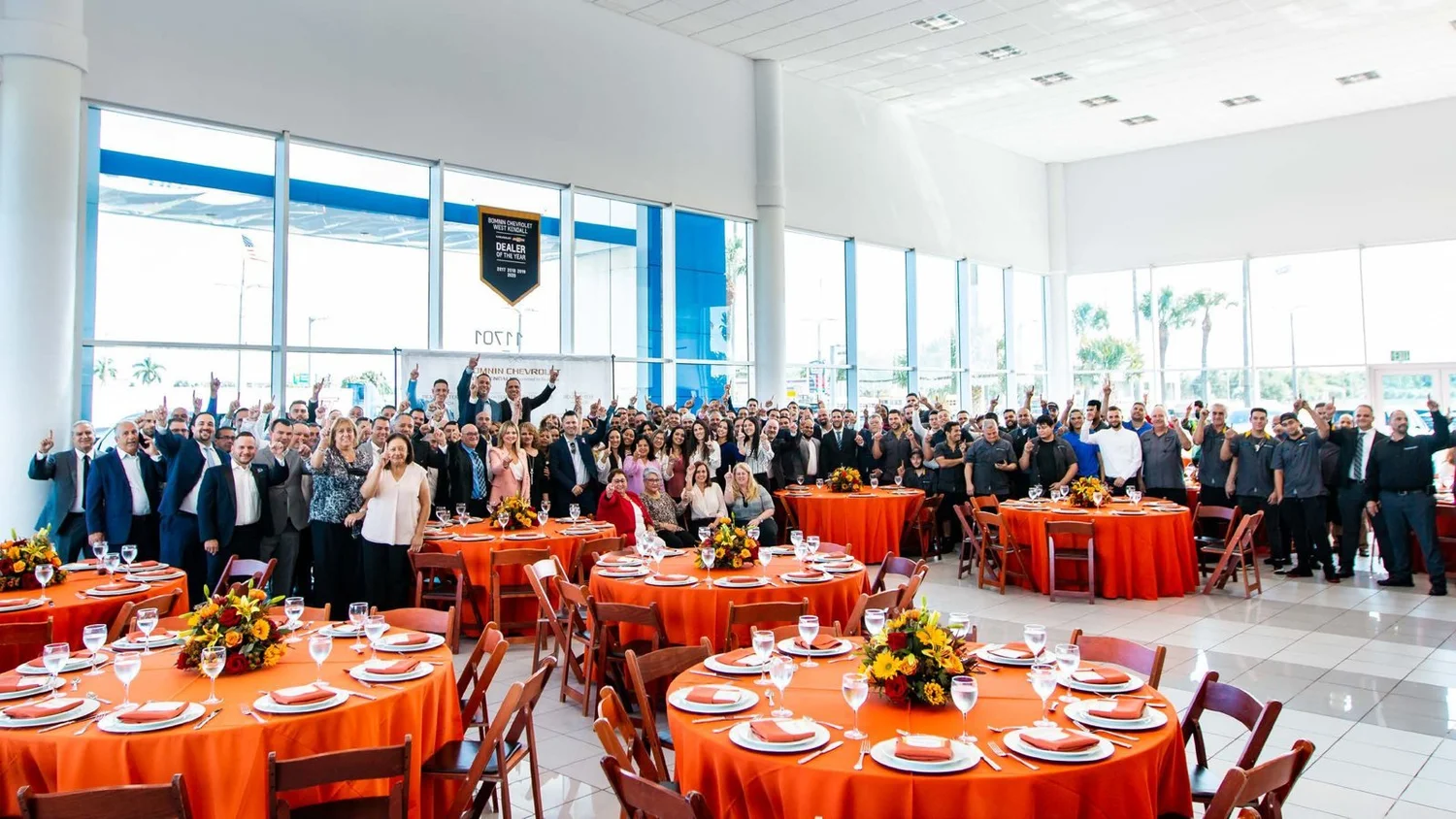 Bomnin associates celebrating together