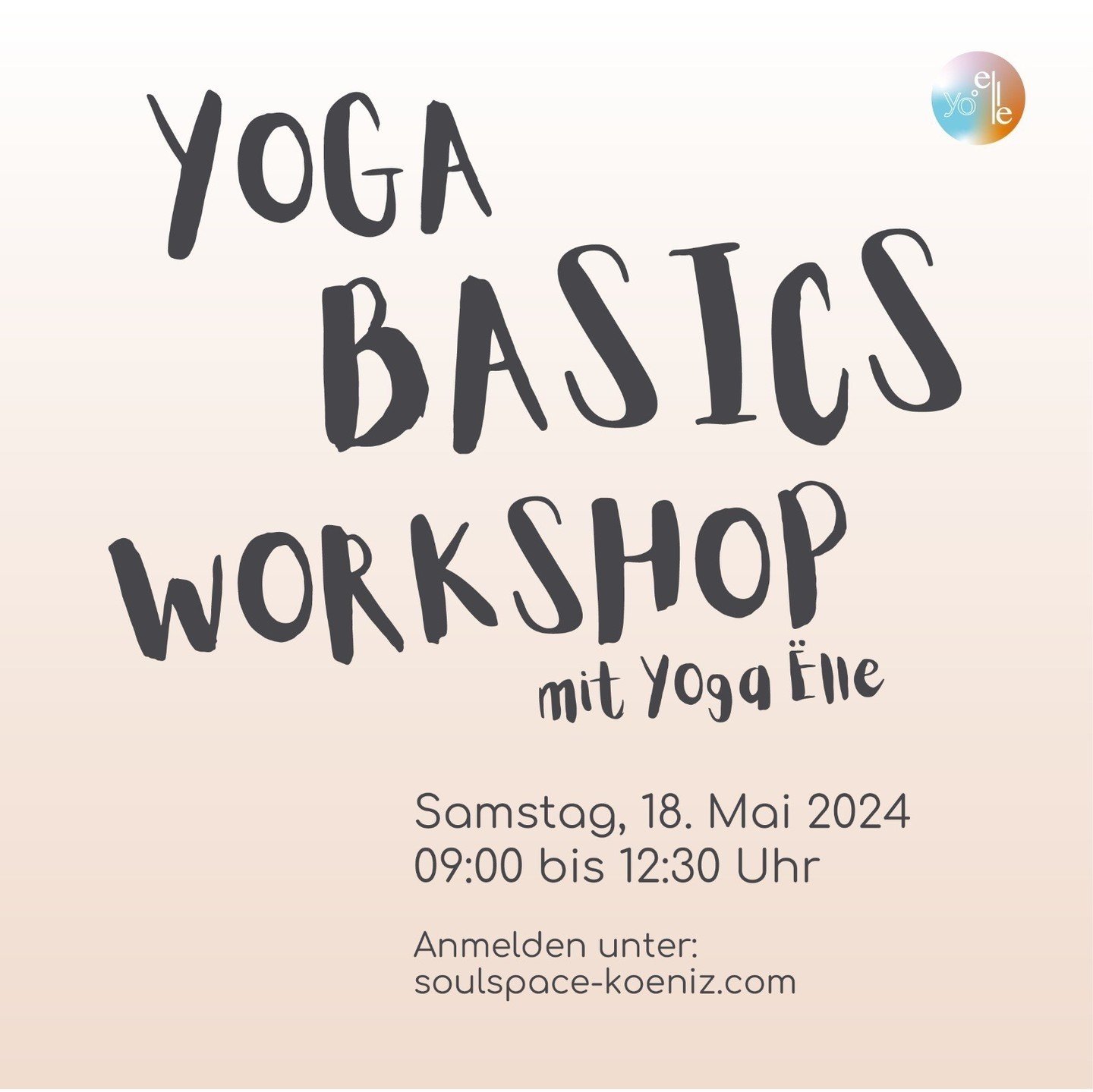 💫 YOGA BASICS WORKSHOP mit @yo.elle 💫⁠
⁠
Du bist neugierig, was alles hinter Yoga steckt und m&ouml;chtest einen &Uuml;berblick dar&uuml;ber erhalten? ⁠
⁠
⭐️Dann ist dieser Workshop etwas f&uuml;r dich.⭐️⁠
⁠
Wir tauchen kurz in den Ursprung des Yog