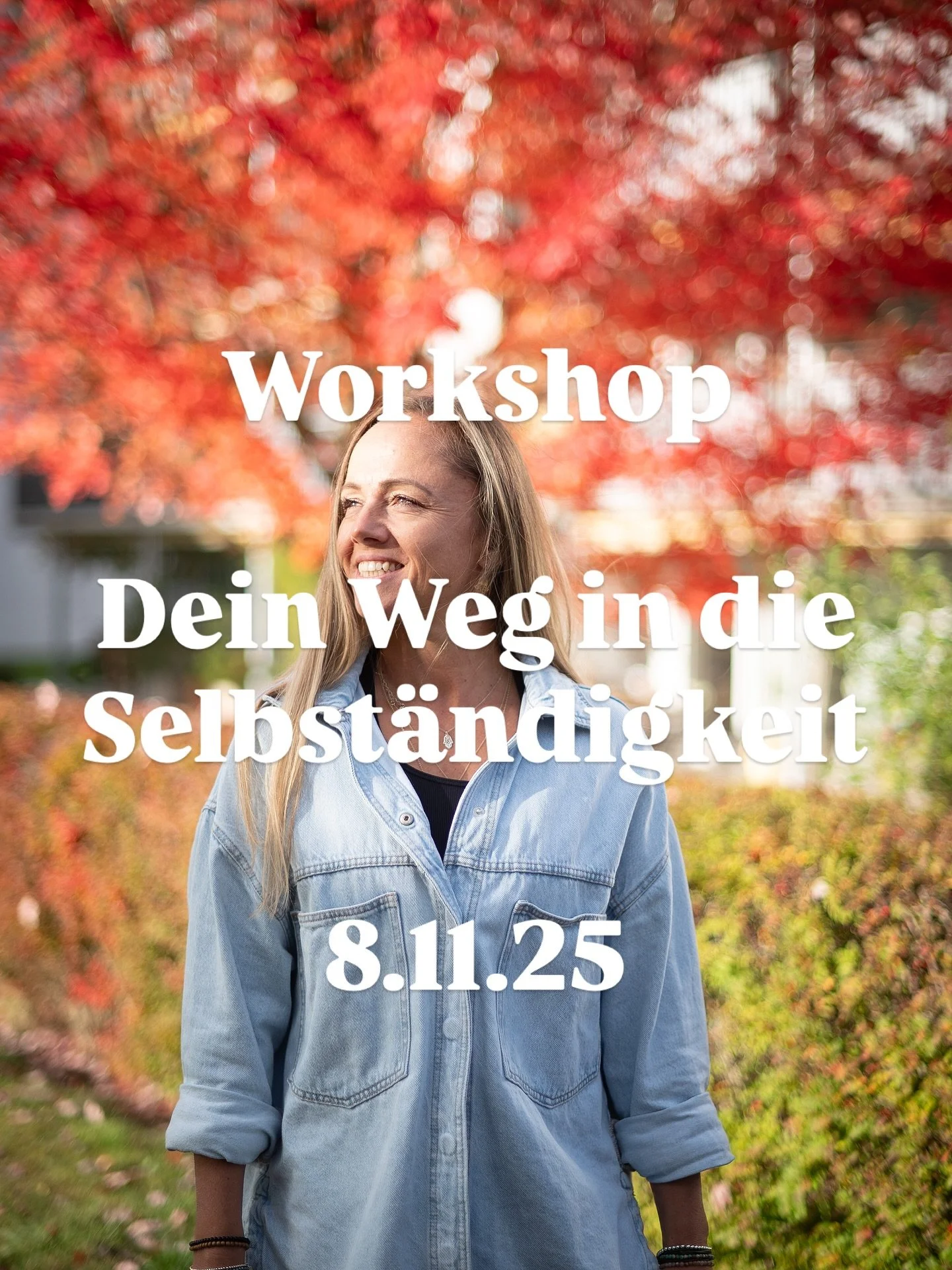 Idee im Kopf, aber keinen Plan, wo du starten sollst?

Am 8. November wird&rsquo;s konkret:

Mindset. Zielgruppe. Angebot. Sichtbarkeit.

Im Workshop &bdquo;Deine ersten Schritte in die Selbst&auml;ndigkeit&ldquo; legen wir gemeinsam die Basis &ndash