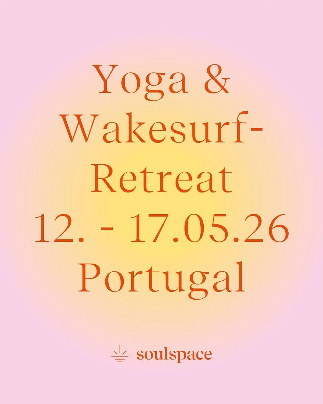 Yoga. Wakesurfen. Lissabon. 🧘🏼&zwj;♀️🏄🏼&zwj;♀️☀️

Vom 12. &ndash; 17. Mai 2026 erwartet dich in Portugal eine Auszeit voller Leichtigkeit, Bewegung und Sonne.

Morgens fliessen wir auf der Matte, tags&uuml;ber surfen wir am Dreamlake. Abends geni