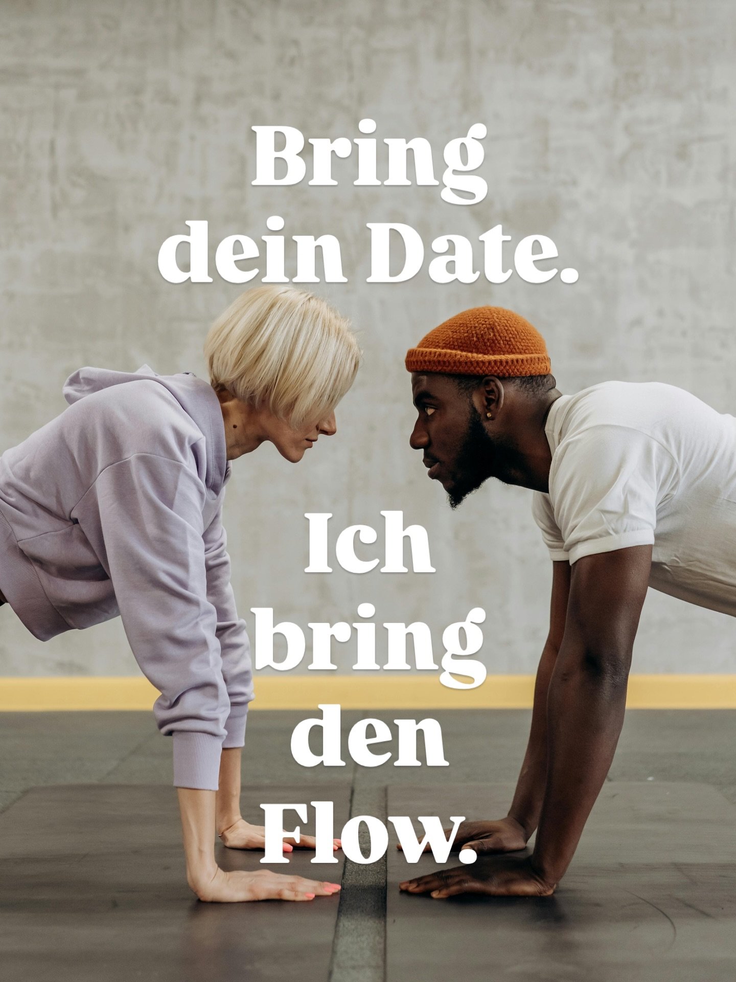Valentinstag Special ❤️❤️❤️
Bring dein Date. Ich bring den Flow.

Am 14.02. kein Candlelight &ndash; sondern Corelight.

Du buchst 1 Platz und bringst deinen Lieblingsmenschen mit 💜. CHF 30.&ndash; f&uuml;r euch beide.

Wir fliessen durch eine dynam