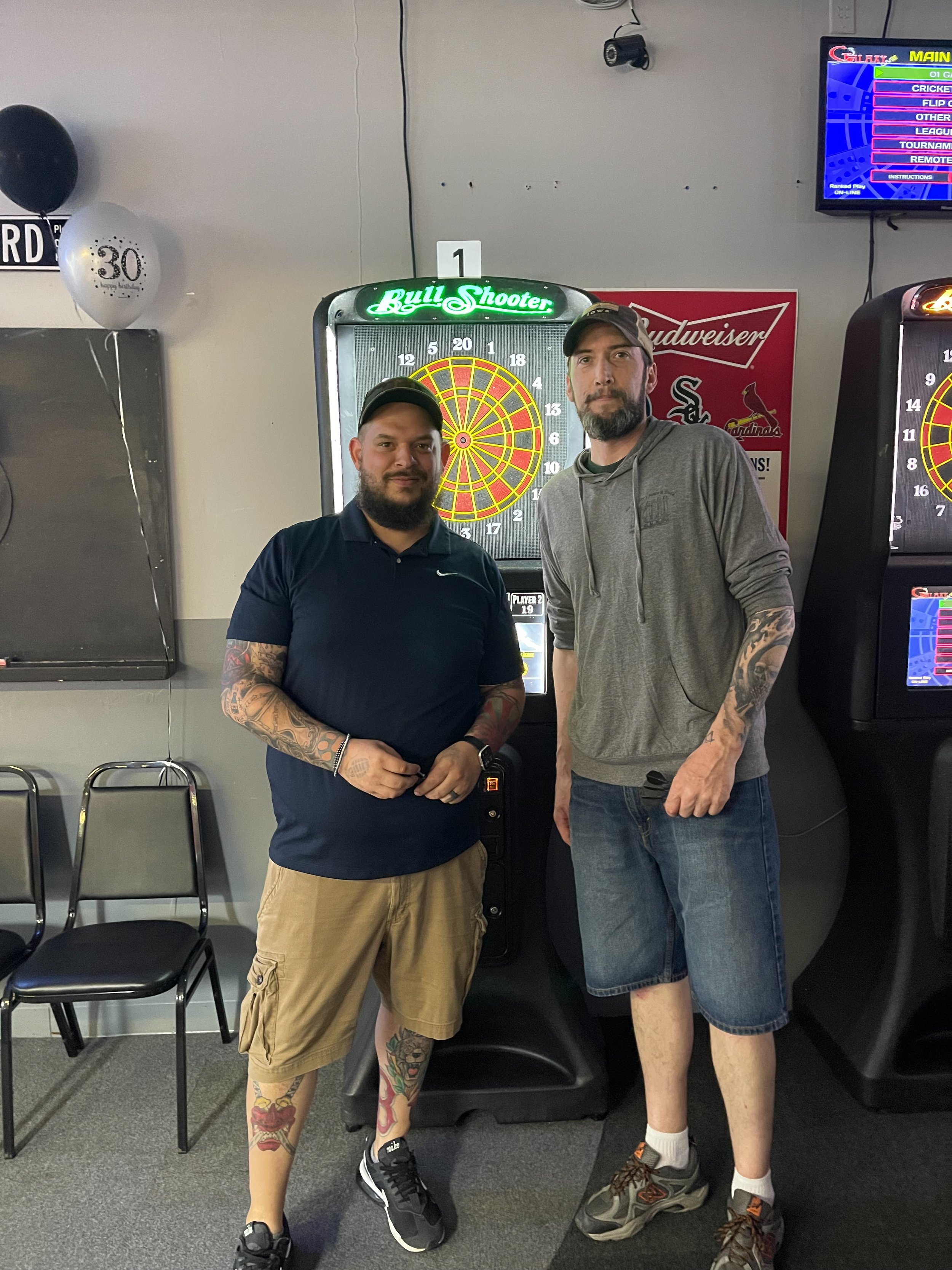 Jake Aldinger and Steve Hennings - Monday competitive doubles champions.