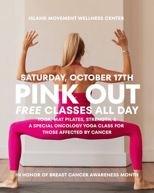 Pink Out Free Classes // Island Movement STX