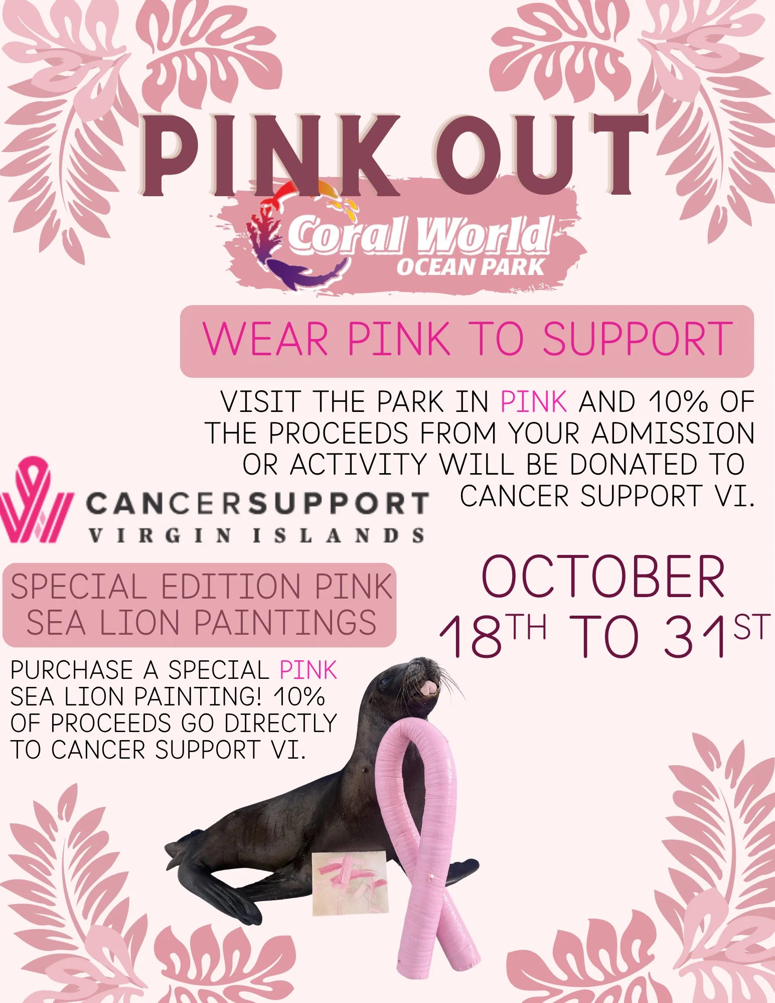 Pink Out // Coral World