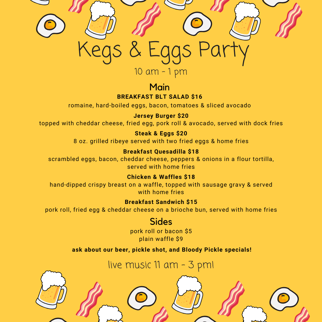 *Kegs & Eggs Party w/ The Drunken Clams*