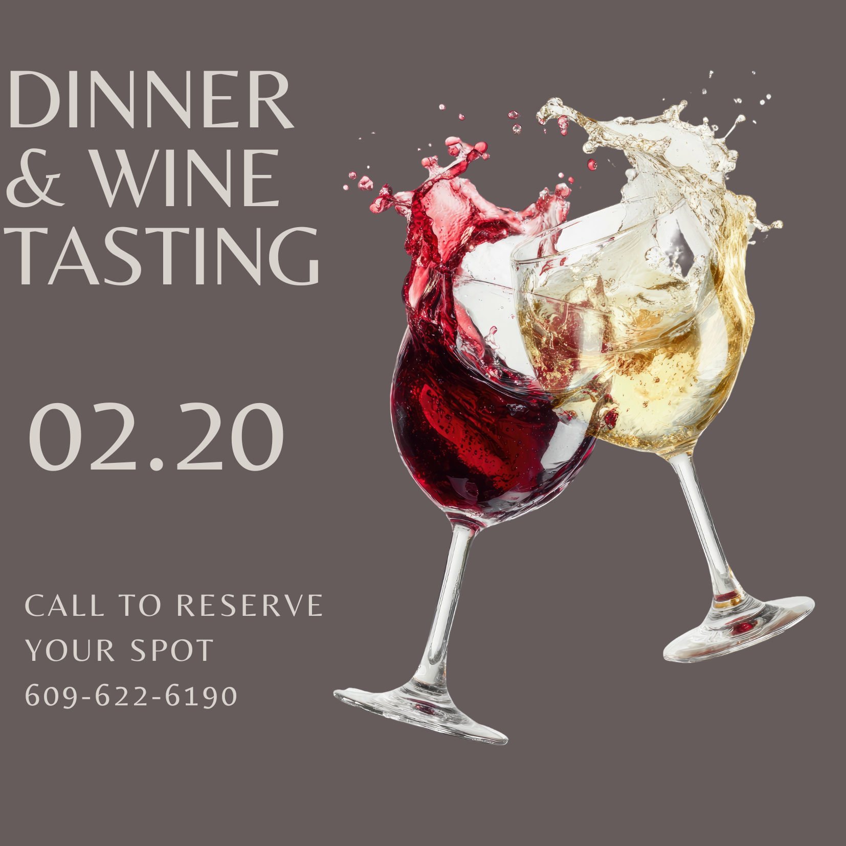 *Dinner & Wine Tasting*