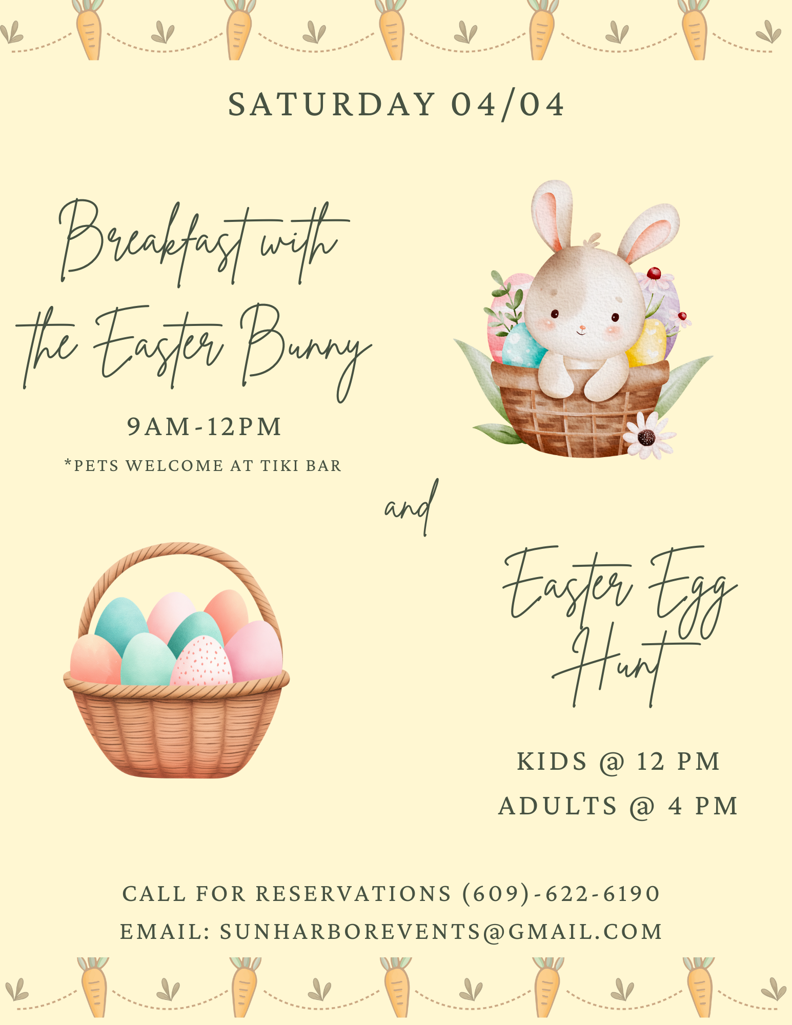 *Breakfast with the Easter Bunny