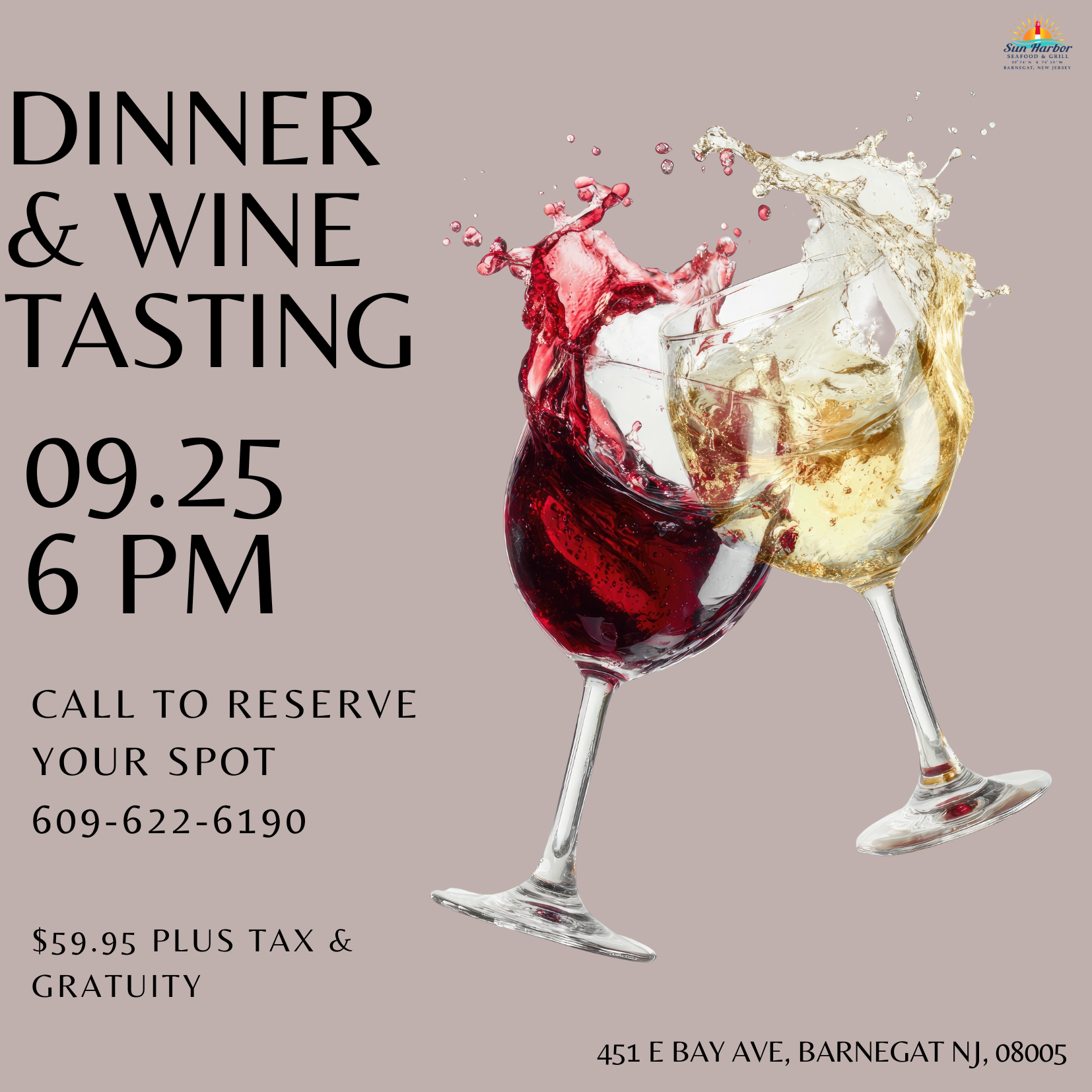 *Dinner & Wine Tasting*