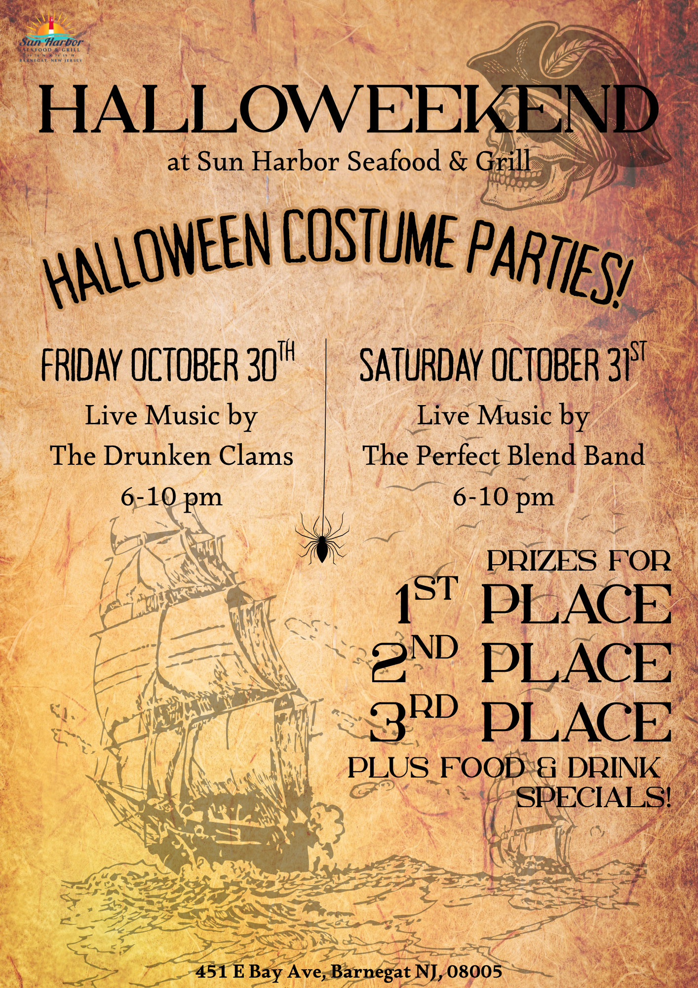 *Halloween Party w/ The Drunken Clams*
