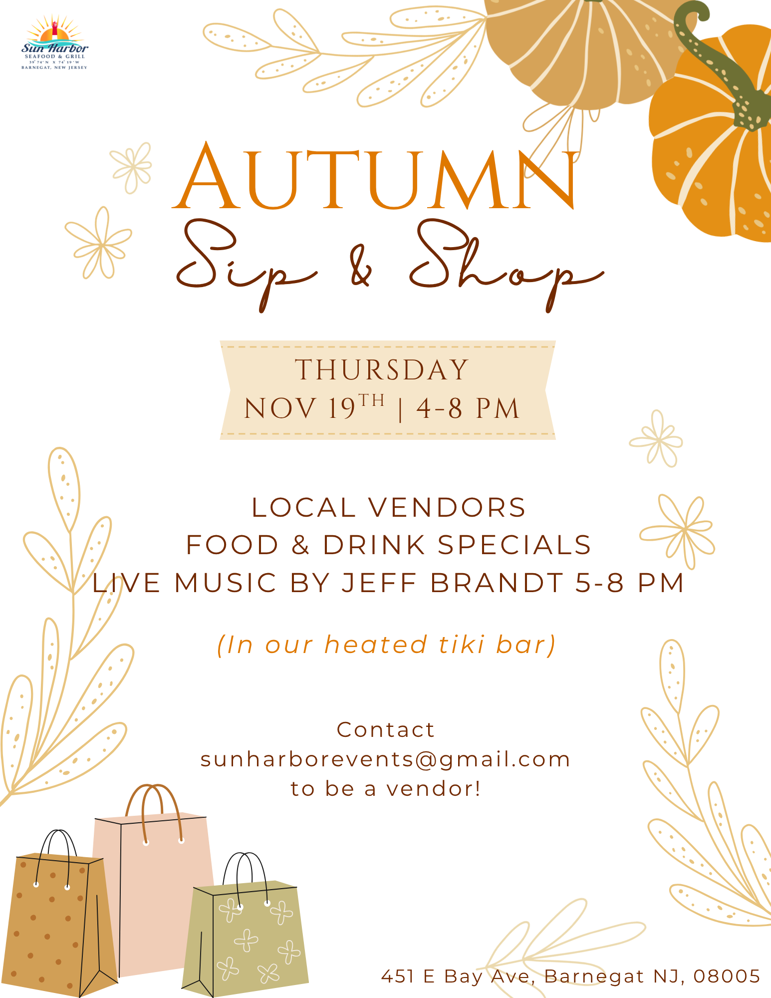 Autumn Sip & Shop