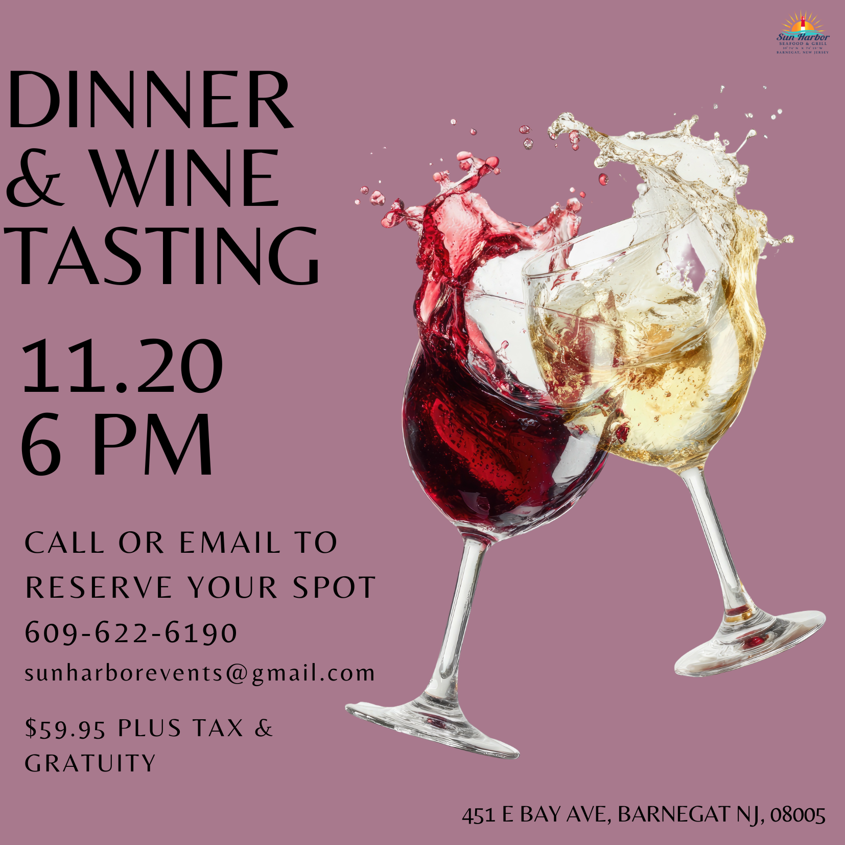 Dinner & Wine Tasting