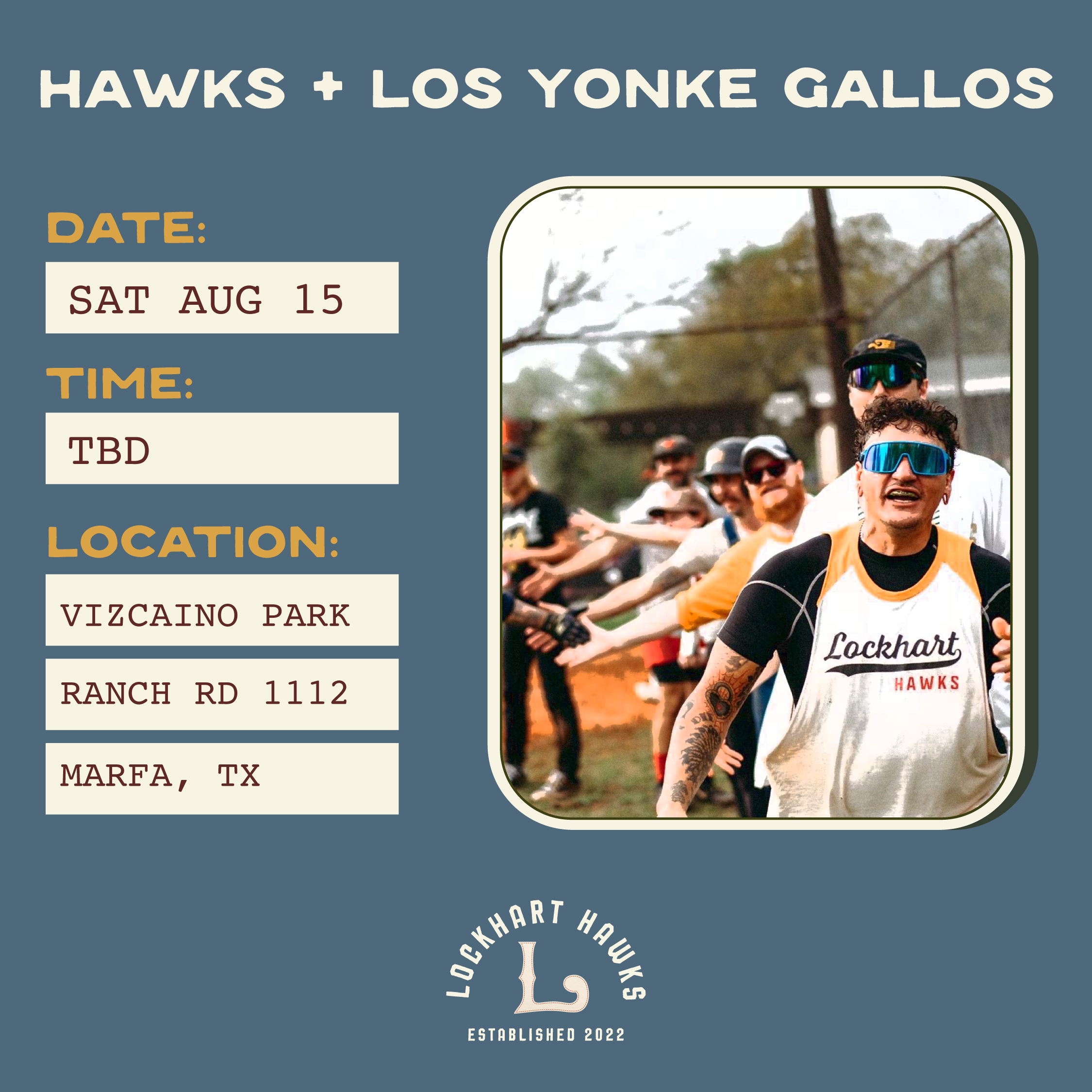Road Game: Hawks + Gallos (in Marfa)