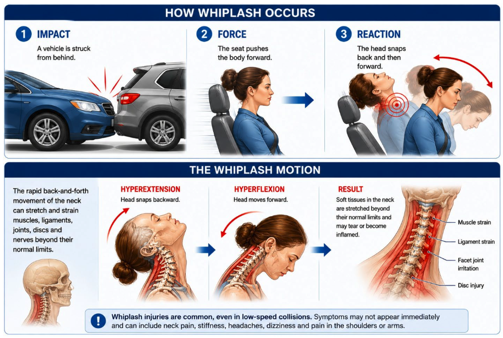 how whiplash occurs