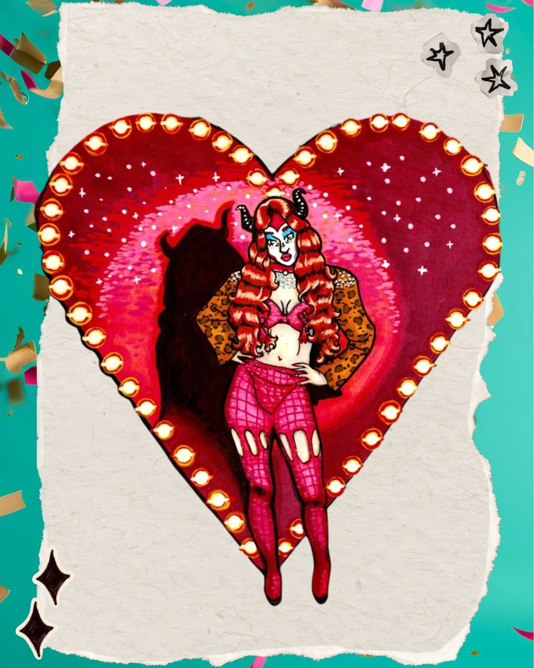 Karma Heart Sticker