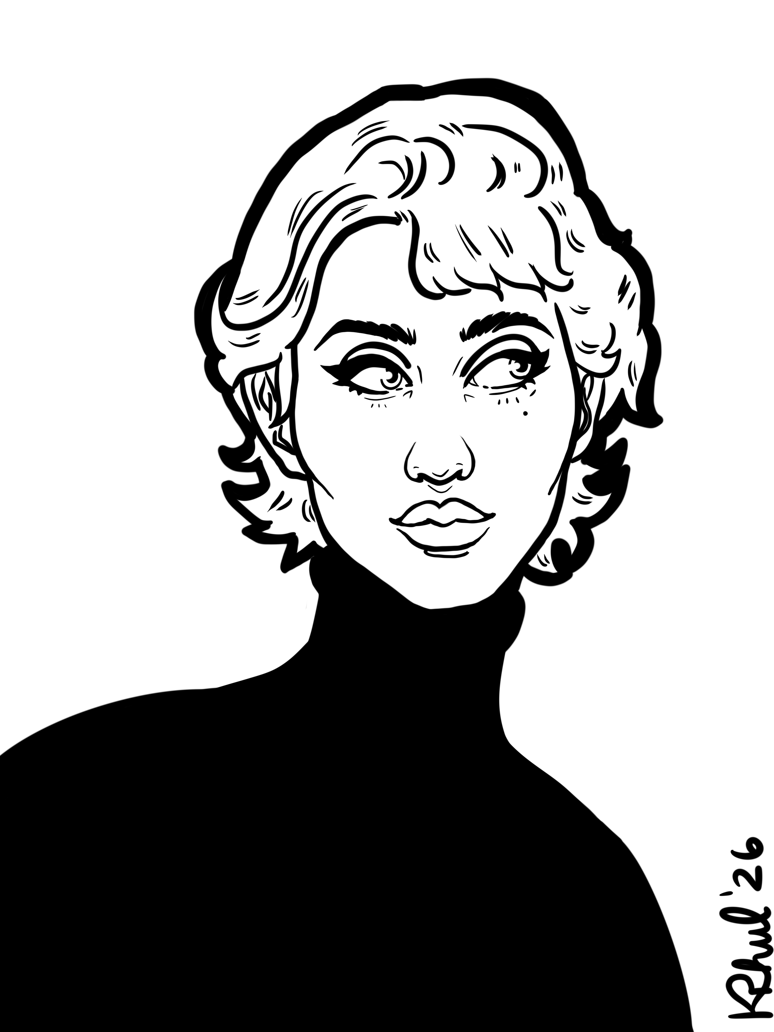 "Miss Rama Duwaji." Digital Illustration. 2026.