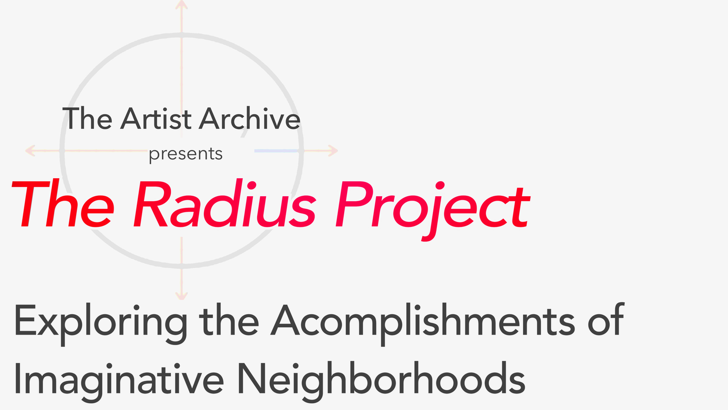  The Radius Project 
