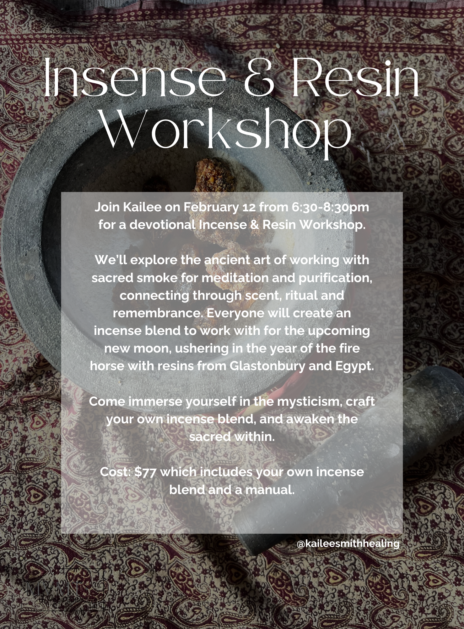 Incense & Resin Workshop