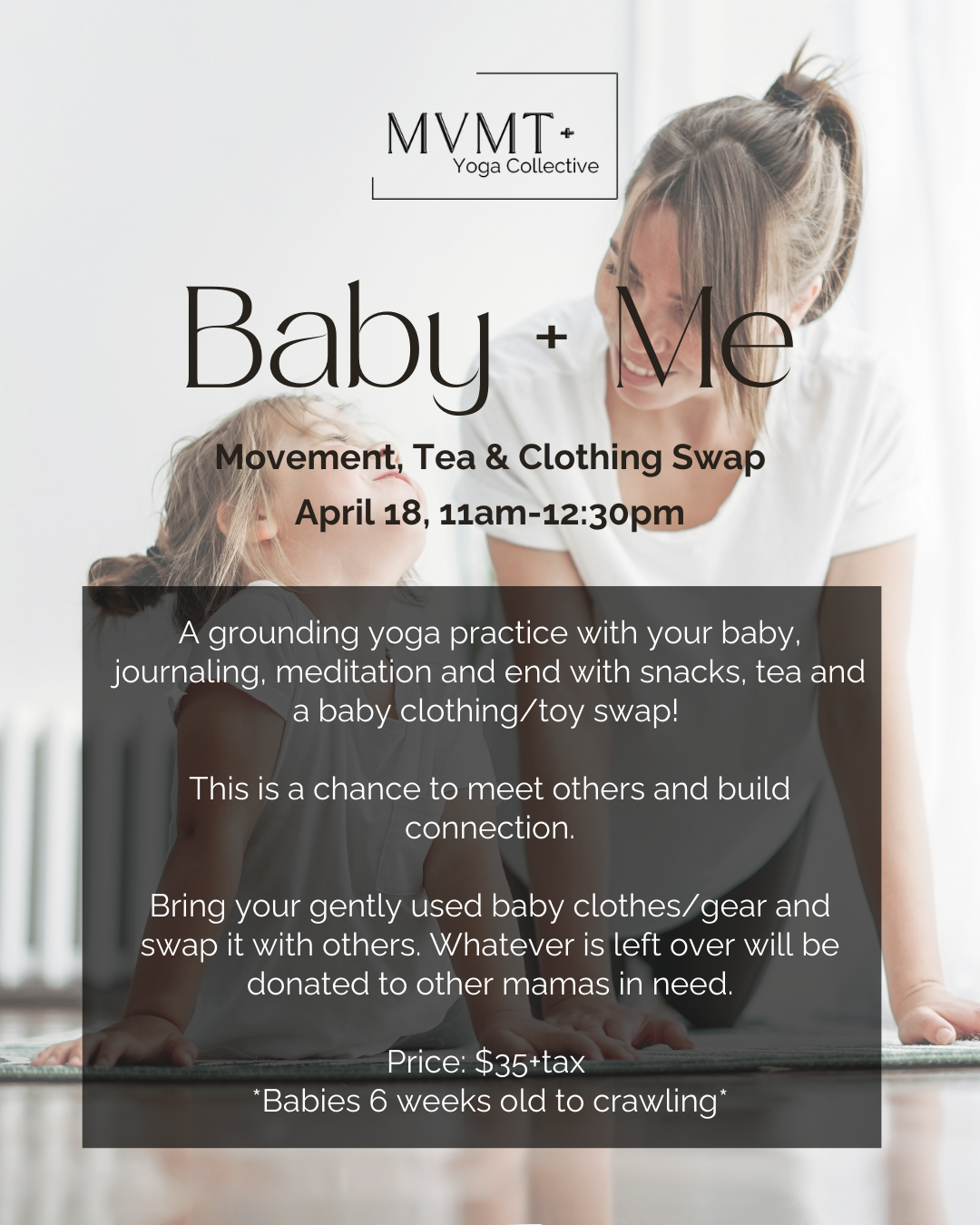 Baby &amp; Me; Tea, Movement &amp; Clothing Swap