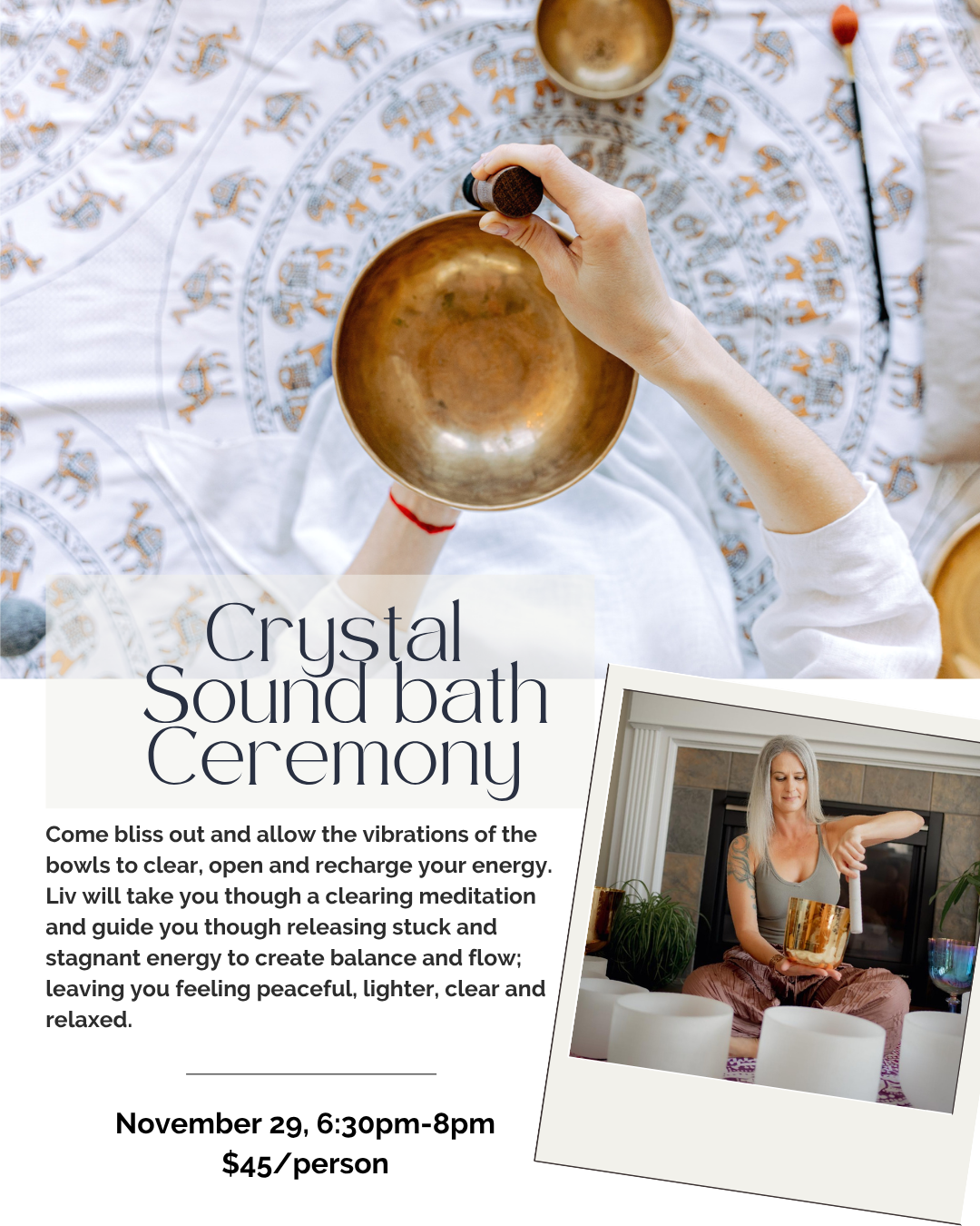 Crystal Soundbath Ceremony
