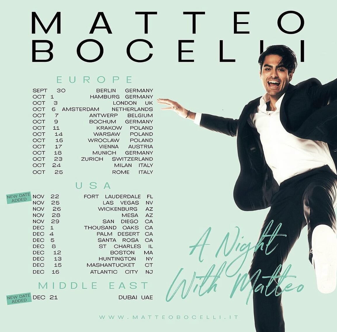 SO EXCITED to be joining @matteobocelli on the US portion of his world tour! We just played the first show in FL and now off to Vegas! See you at the shows! ✨🎻✈️ 

Huge thank you to @stephonstrings, @stringcandymusic, and Team Bocelli for trusting i