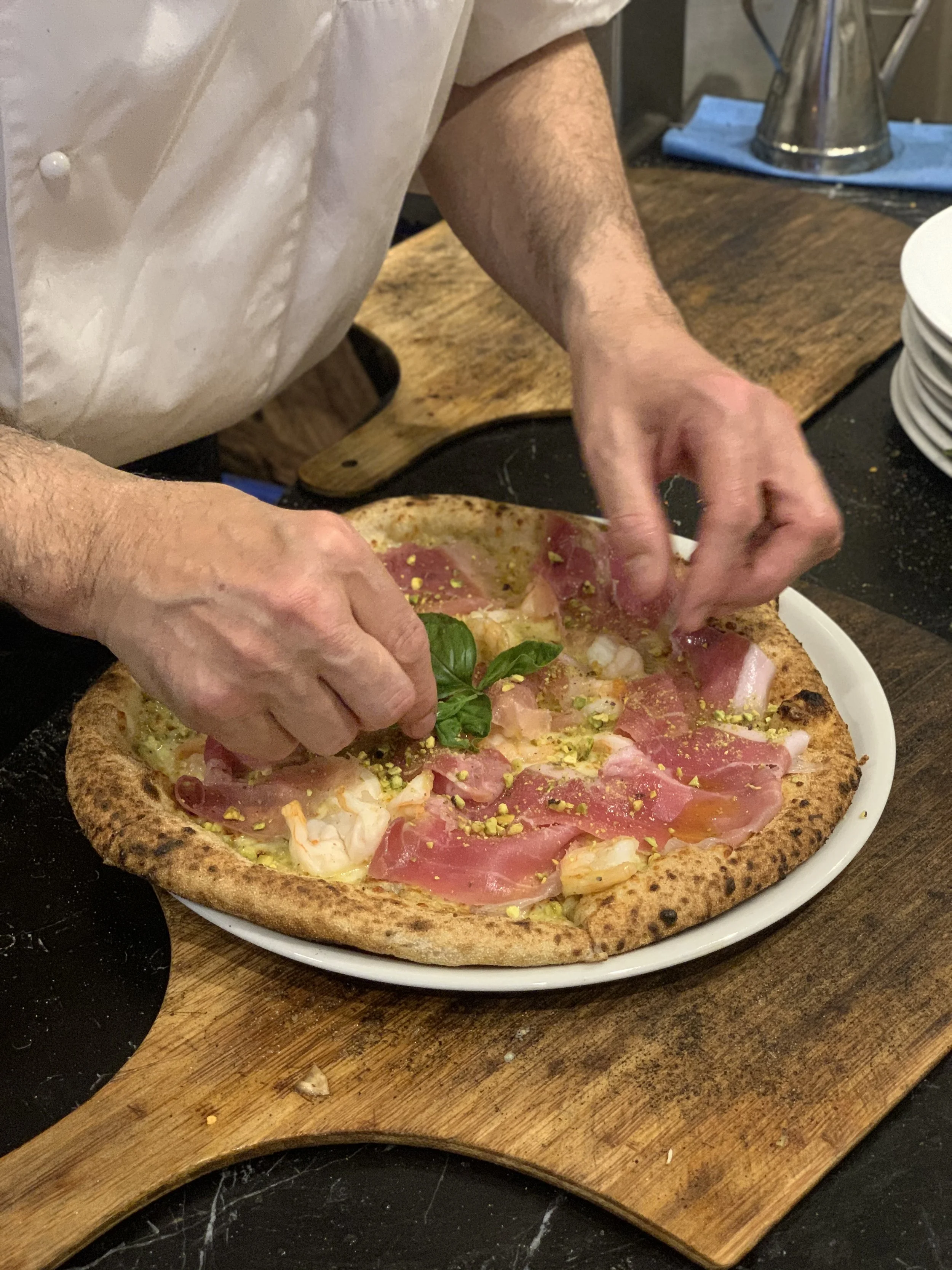 Pistacchio pizza